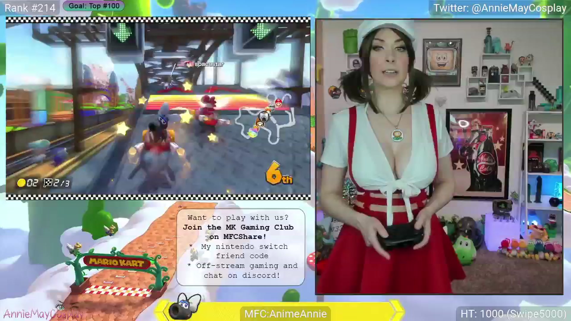 Gallery image thumbnail from AnimeAnnie's myfreecams stream on, 03/11/2025, 03:24 image 10 of 20