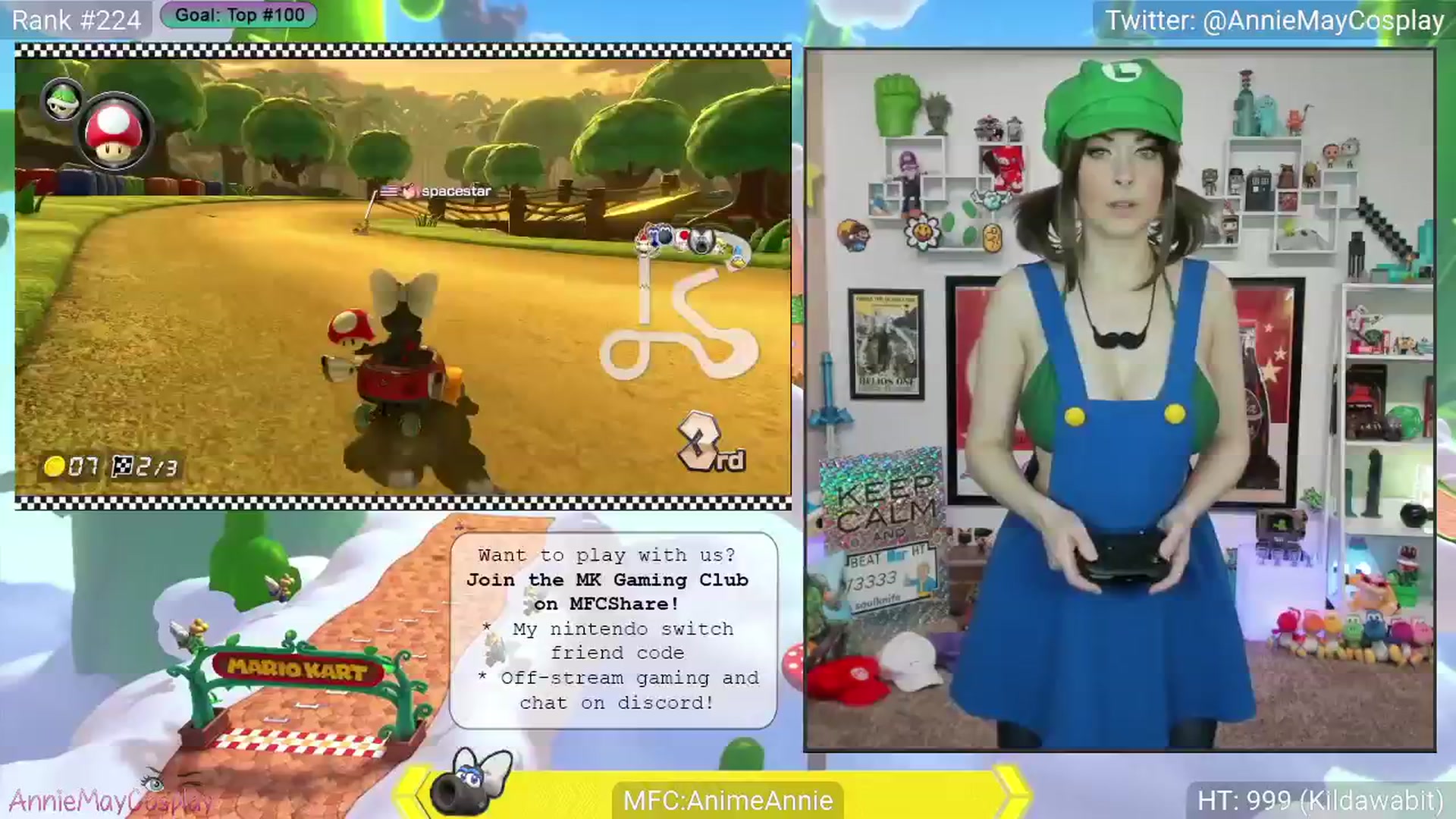 Gallery image thumbnail from AnimeAnnie's myfreecams stream on, 03/11/2025, 03:24 image 3 of 20
