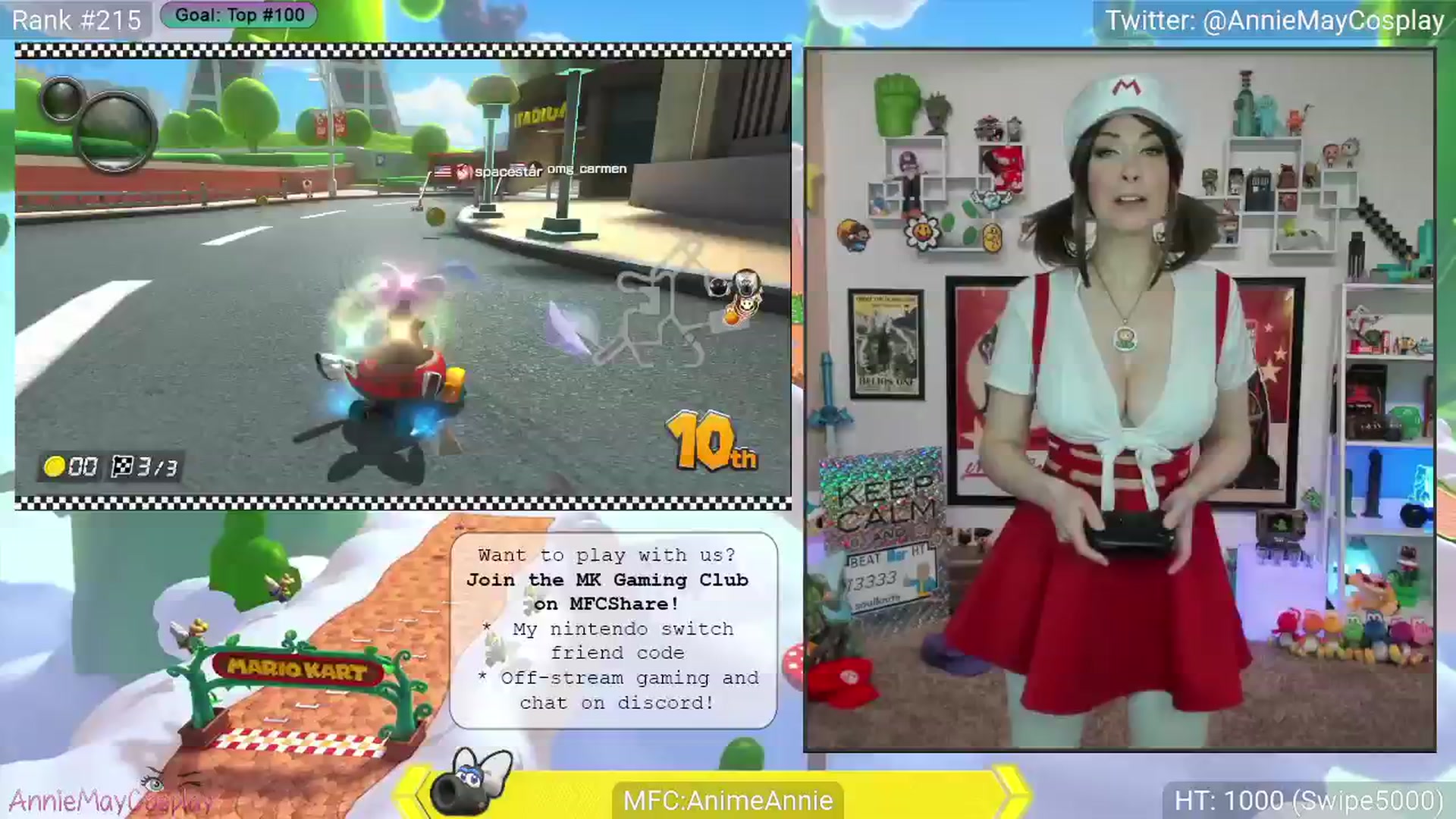Gallery image thumbnail from AnimeAnnie's myfreecams stream on, 03/11/2025, 03:24 image 12 of 20