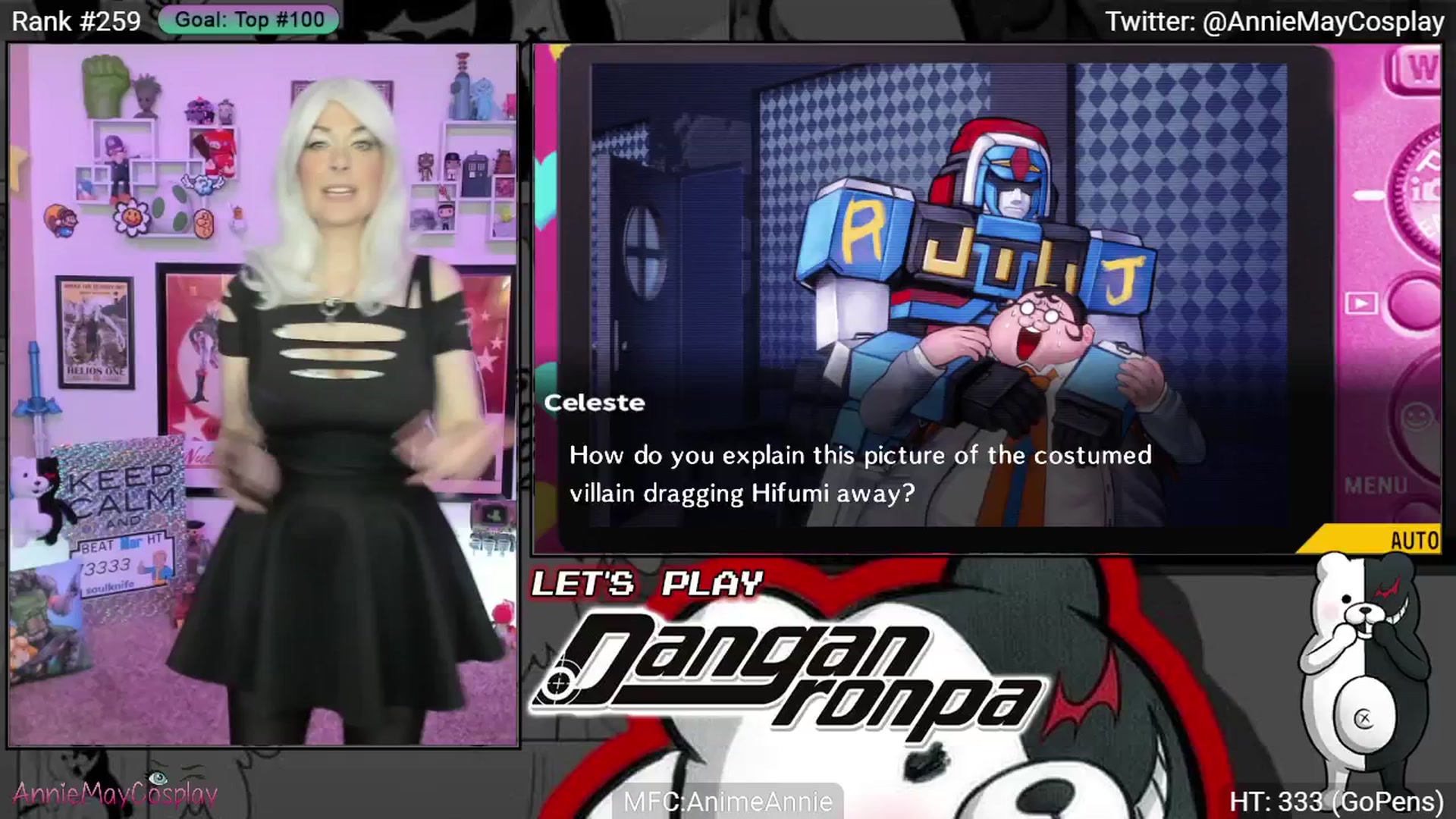 Gallery image thumbnail from AnimeAnnie's myfreecams stream on, 03/13/2025, 02:15 image 16 of 20
