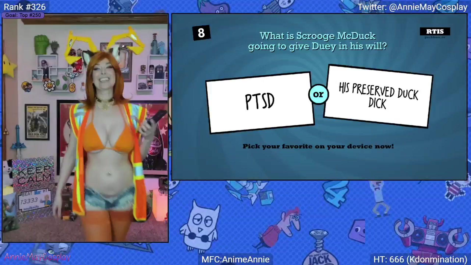 Gallery image thumbnail from AnimeAnnie's myfreecams stream on, 03/16/2025, 03:02 image 4 of 20