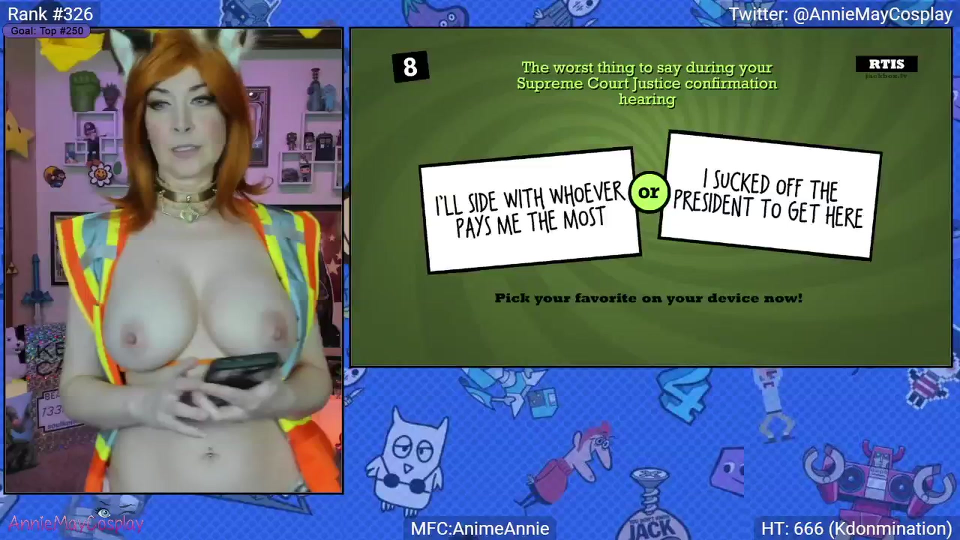 Gallery image thumbnail from AnimeAnnie's myfreecams stream on, 03/16/2025, 03:02 image 5 of 20