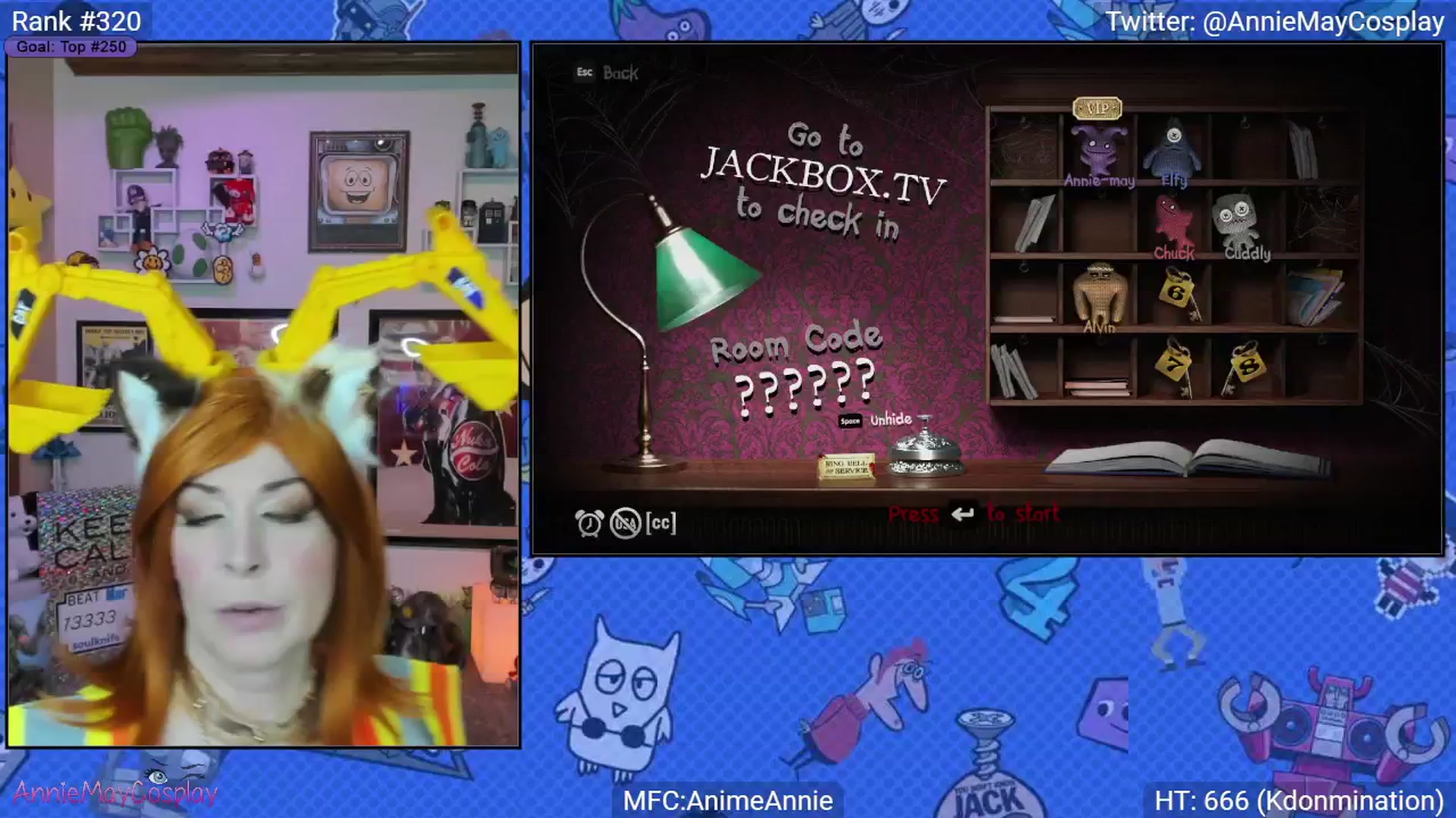 Gallery image thumbnail from AnimeAnnie's myfreecams stream on, 03/16/2025, 03:02 image 13 of 20