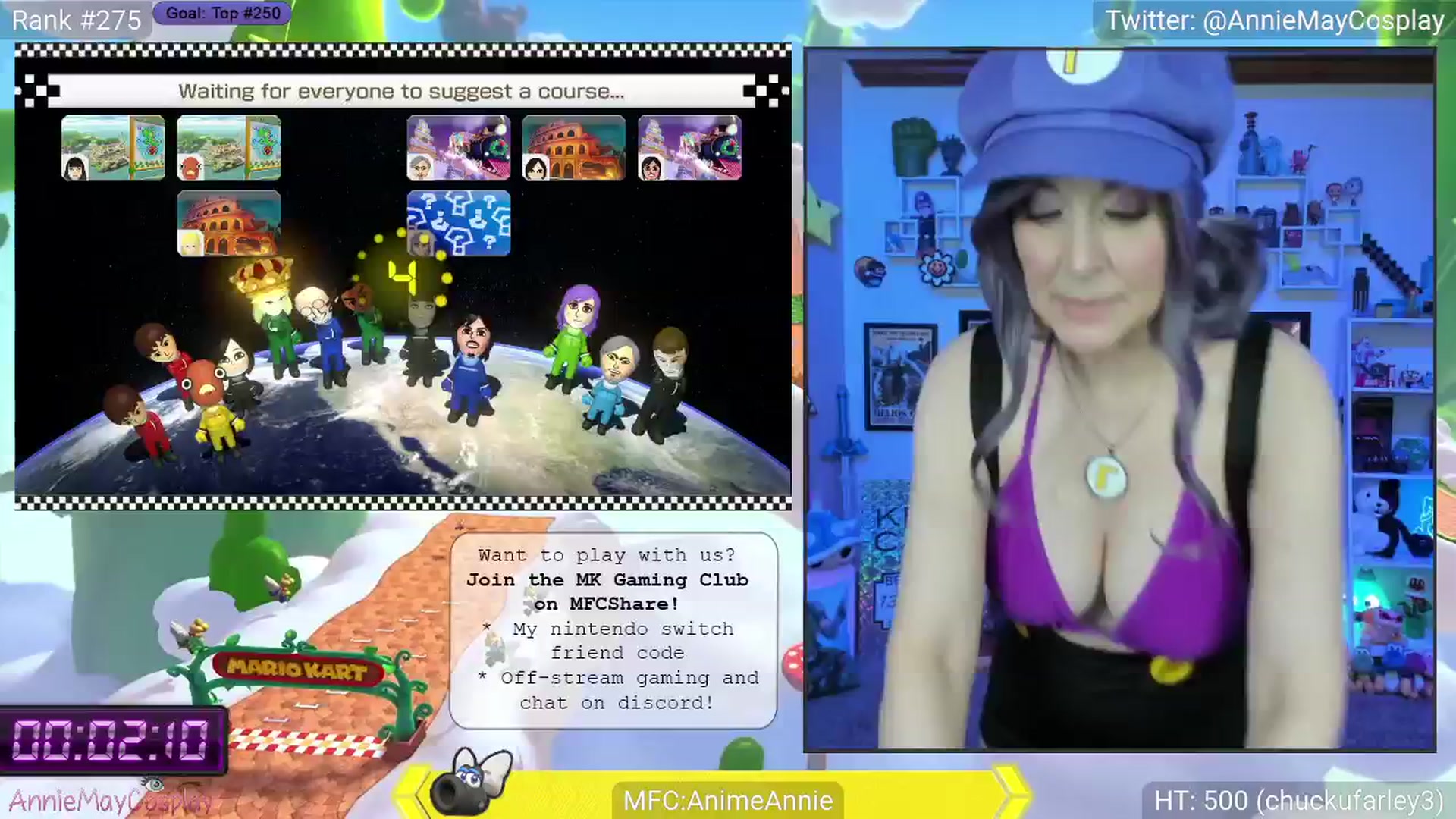 Gallery image thumbnail from AnimeAnnie's myfreecams stream on, 03/20/2025, 03:05 image 20 of 20