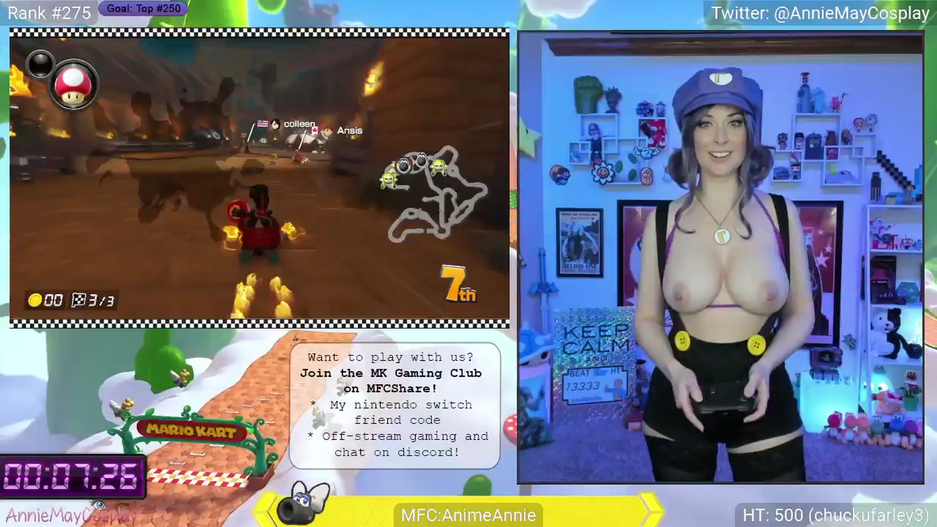 Gallery image thumbnail from AnimeAnnie's myfreecams stream on, 03/20/2025, 03:05 image 19 of 20