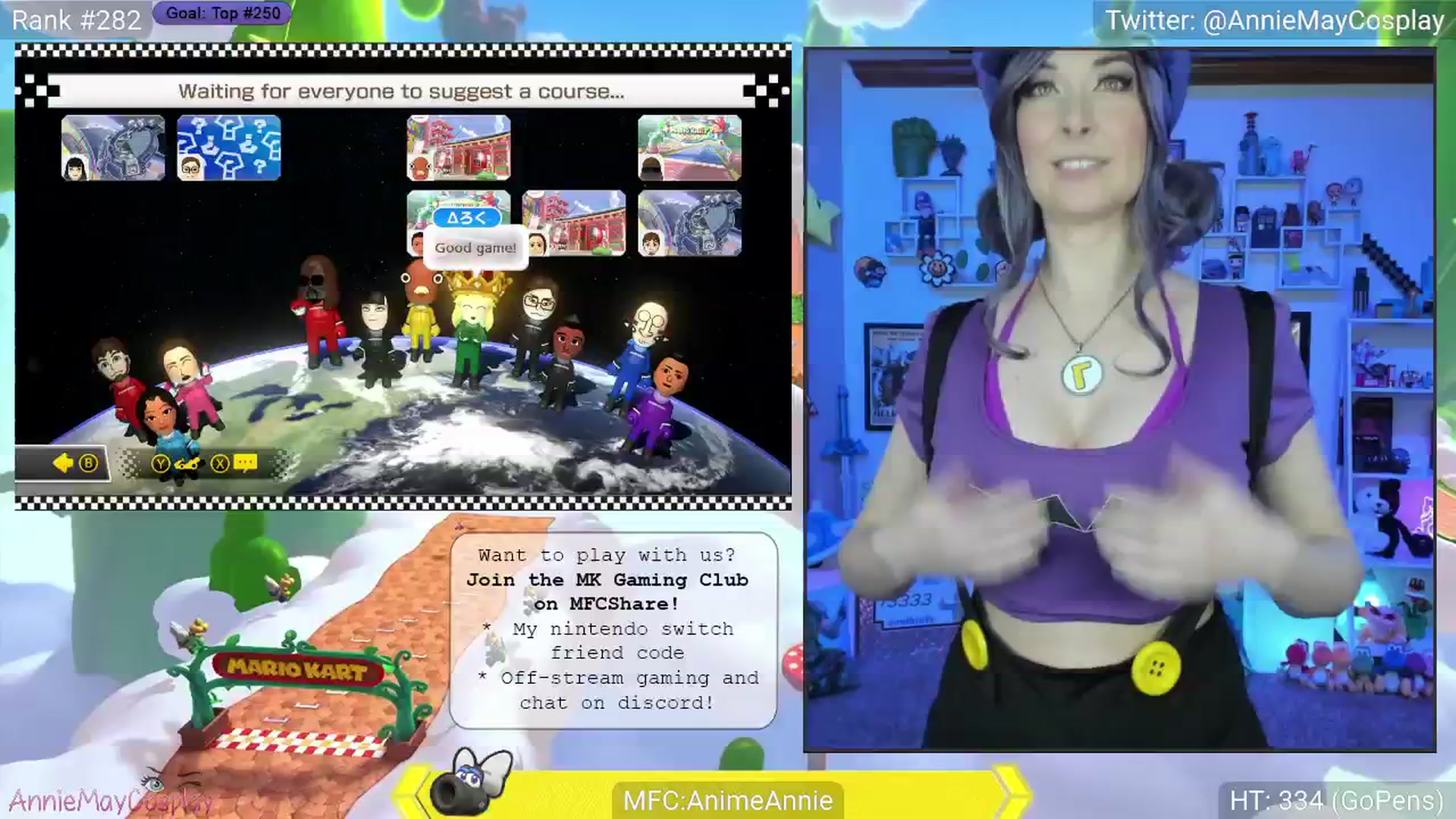 Gallery image thumbnail from AnimeAnnie's myfreecams stream on, 03/20/2025, 03:05 image 10 of 20