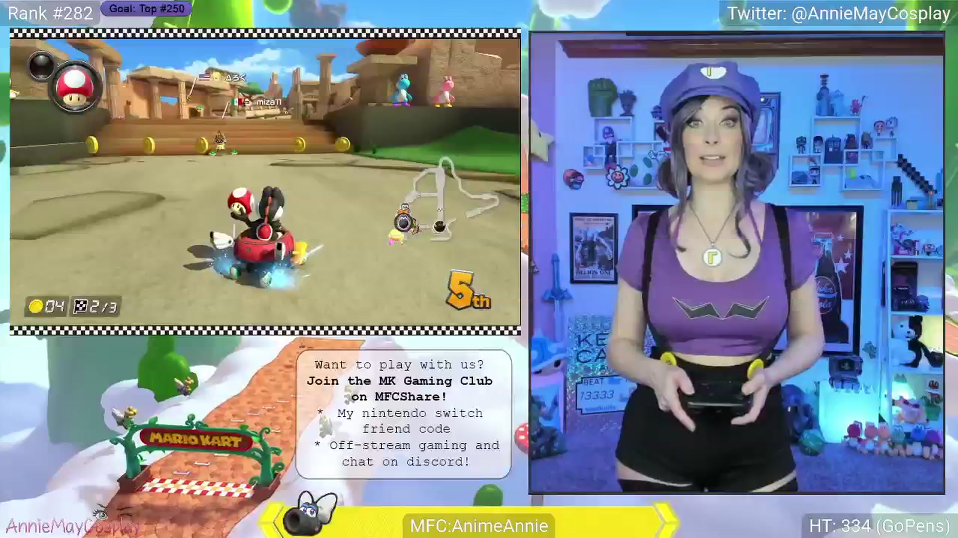 Gallery image thumbnail from AnimeAnnie's myfreecams stream on, 03/20/2025, 03:05 image 7 of 20