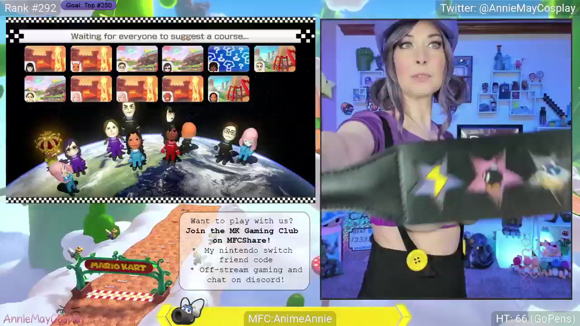 Gallery image thumbnail from AnimeAnnie's myfreecams stream on, 03/20/2025, 03:05 image 1 of 20