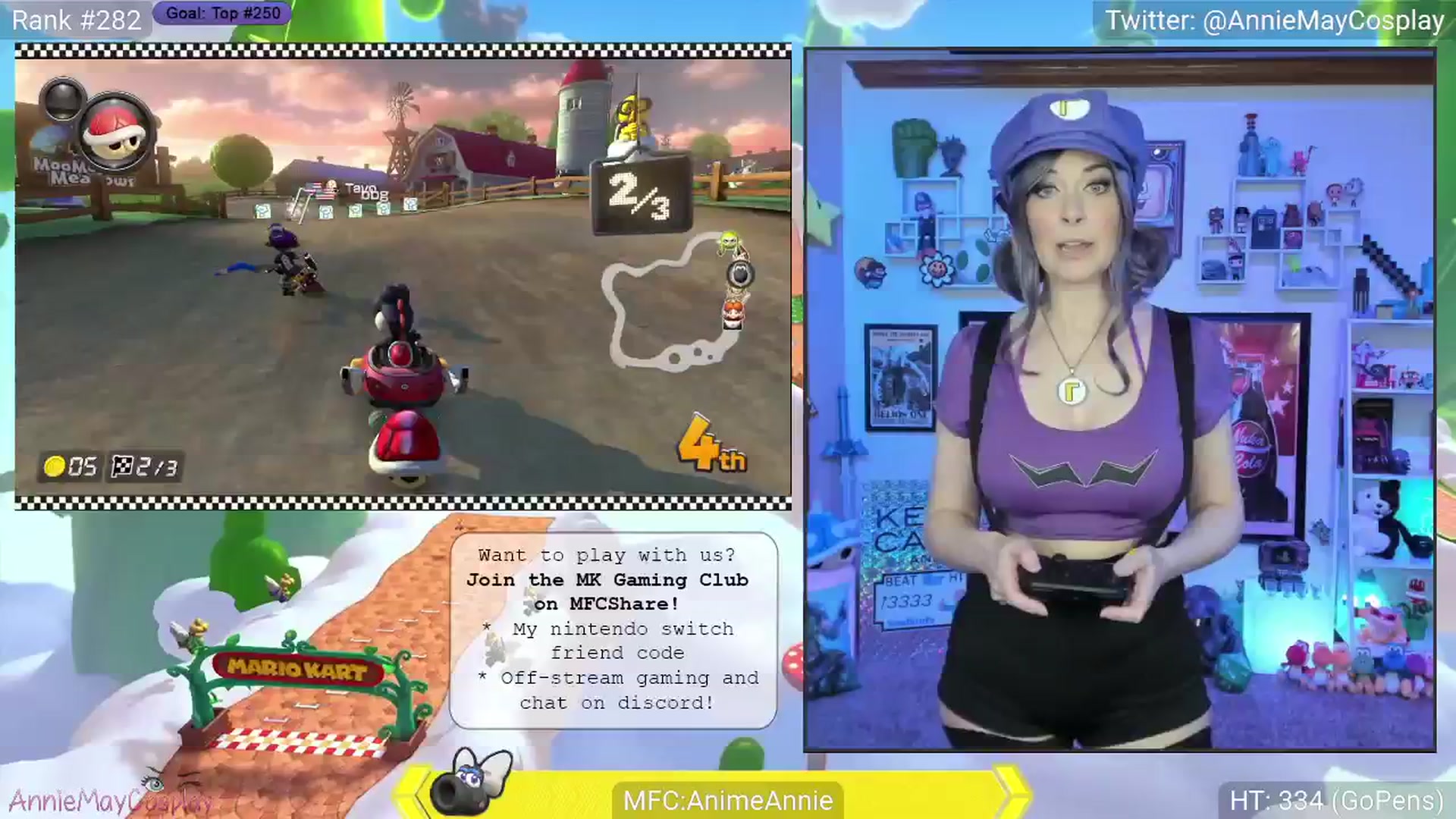 Gallery image thumbnail from AnimeAnnie's myfreecams stream on, 03/20/2025, 03:05 image 9 of 20