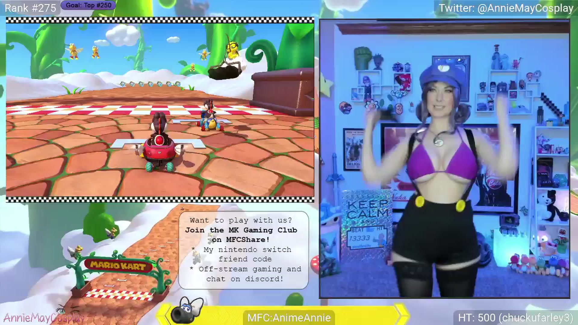 Gallery image thumbnail from AnimeAnnie's myfreecams stream on, 03/20/2025, 03:05 image 18 of 20