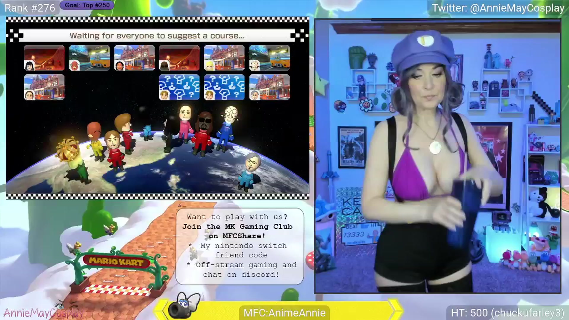 Gallery image thumbnail from AnimeAnnie's myfreecams stream on, 03/20/2025, 03:05 image 15 of 20
