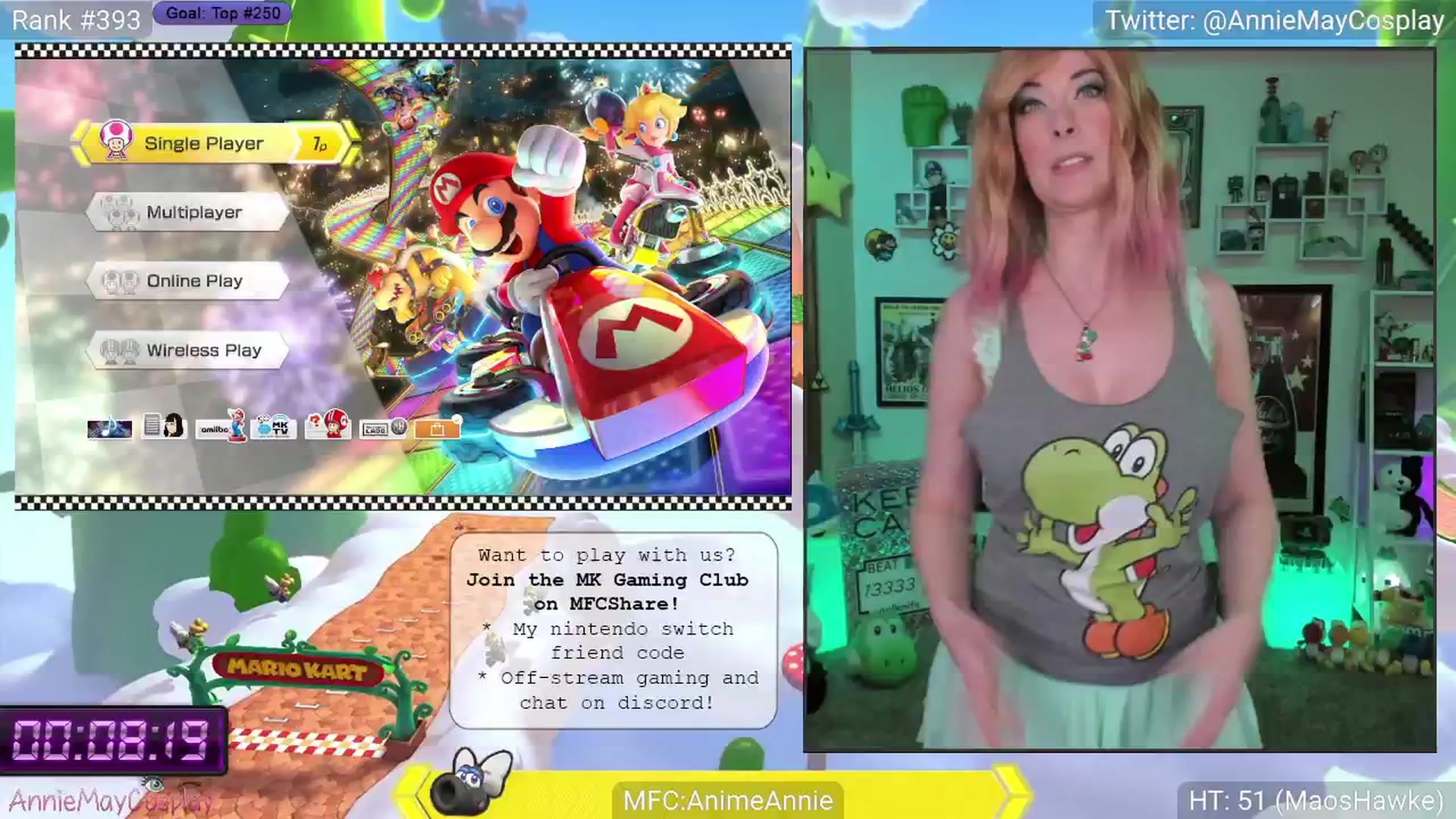 Gallery image thumbnail from AnimeAnnie's myfreecams stream on, 03/25/2025, 03:04 image 2 of 20