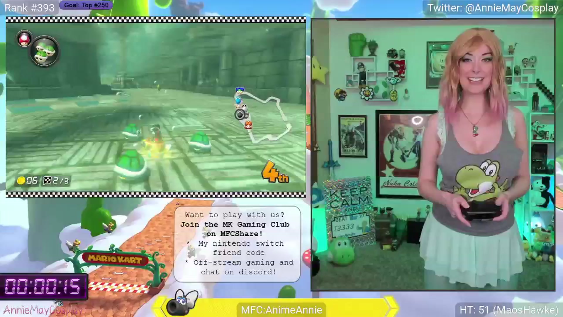 Gallery image thumbnail from AnimeAnnie's myfreecams stream on, 03/25/2025, 03:04 image 3 of 20