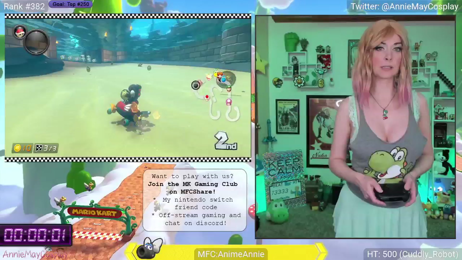 Gallery image thumbnail from AnimeAnnie's myfreecams stream on, 03/25/2025, 03:04 image 5 of 20