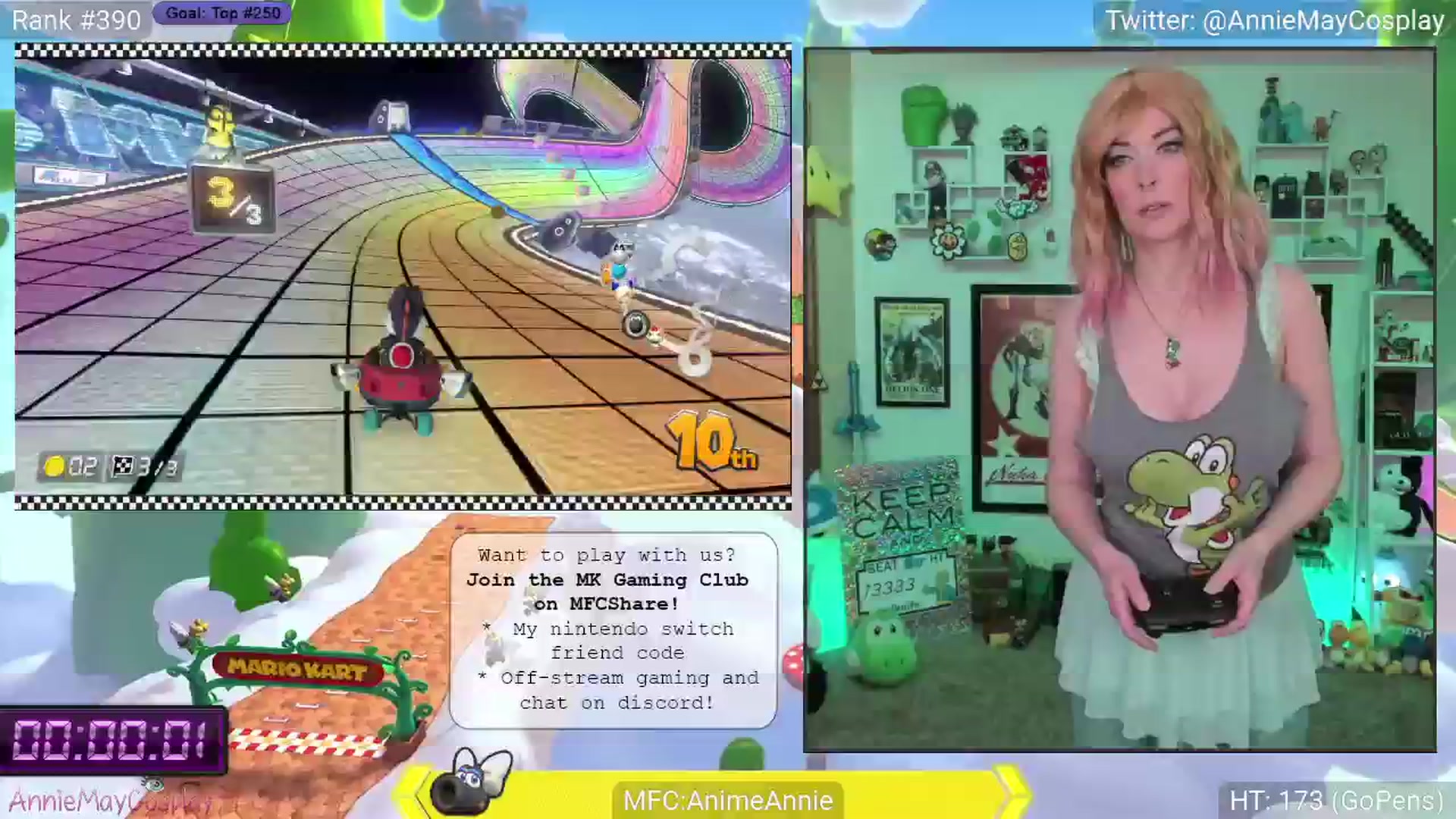 Gallery image thumbnail from AnimeAnnie's myfreecams stream on, 03/25/2025, 03:04 image 4 of 20