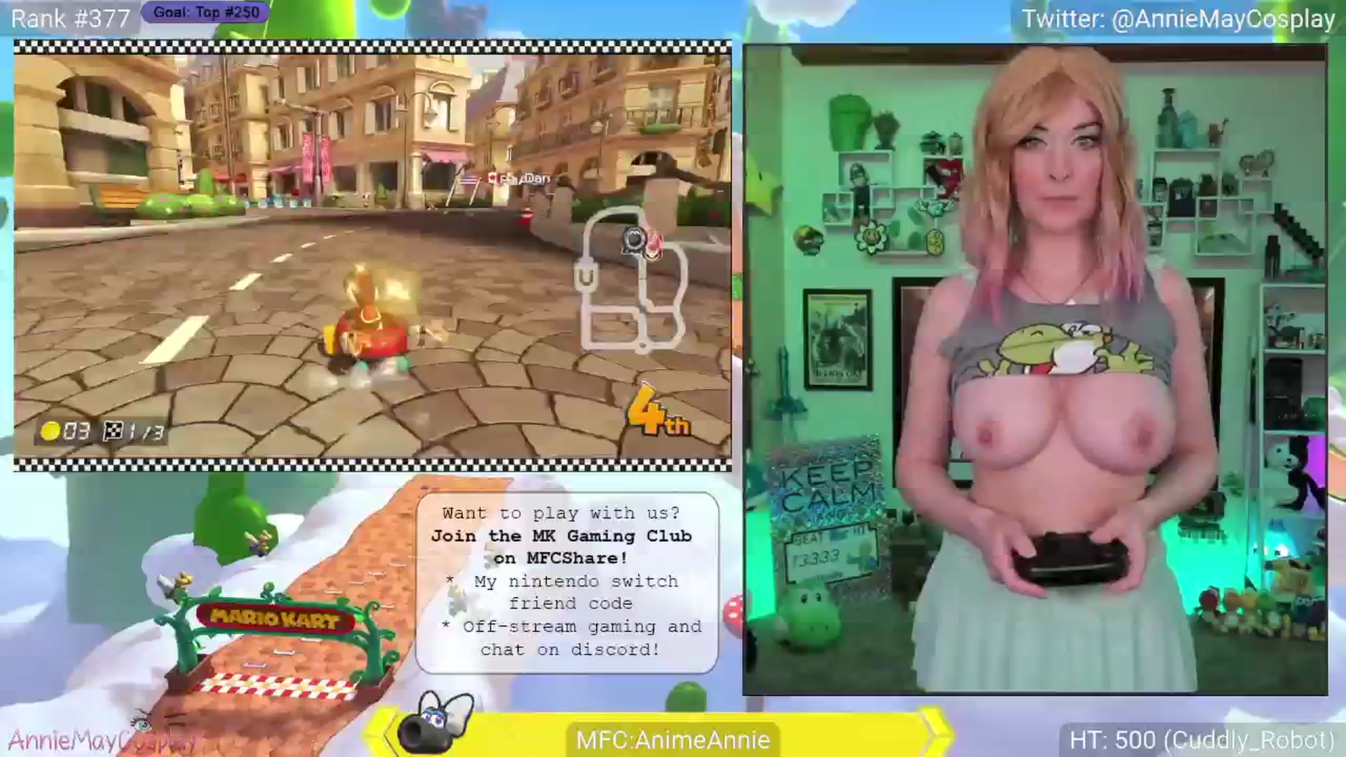 Gallery image thumbnail from AnimeAnnie's myfreecams stream on, 03/25/2025, 03:04 image 7 of 20