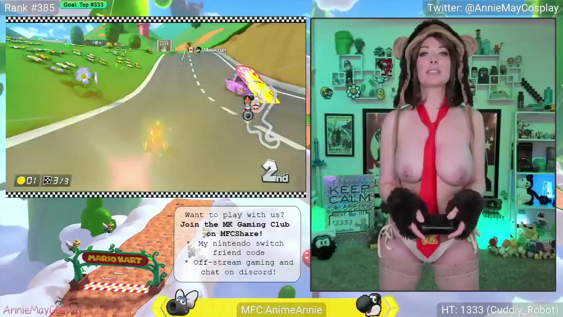 Gallery image thumbnail from AnimeAnnie's myfreecams stream on, 04/01/2025, 03:14 image 10 of 20
