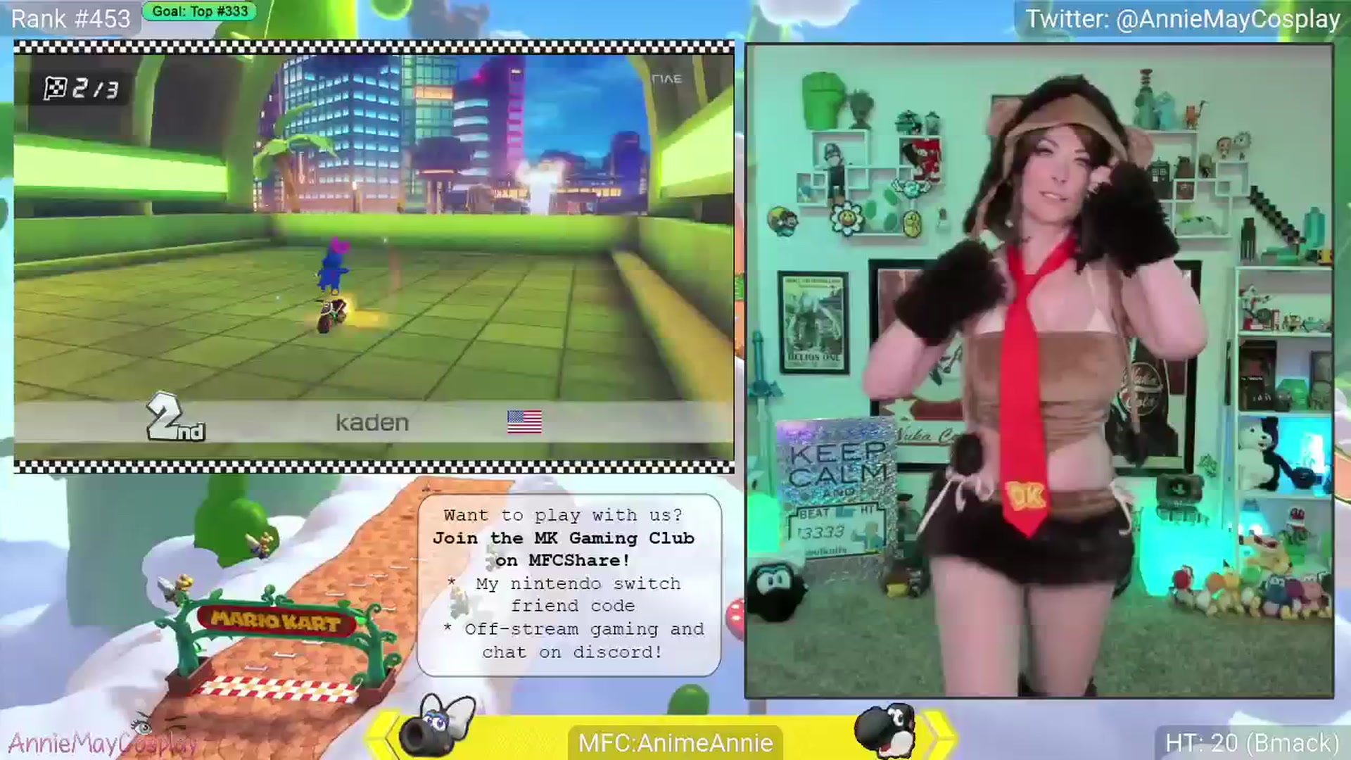 Gallery image thumbnail from AnimeAnnie's myfreecams stream on, 04/01/2025, 03:14 image 2 of 20