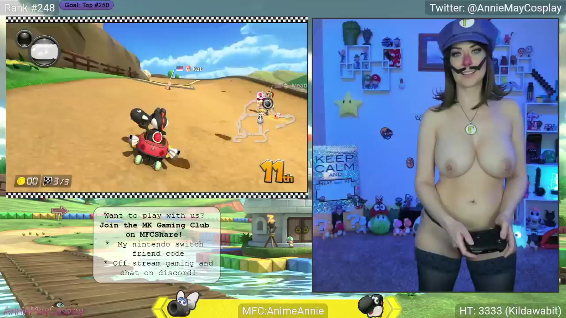 Gallery image thumbnail from AnimeAnnie's myfreecams stream on, 04/03/2025, 02:56 image 15 of 20