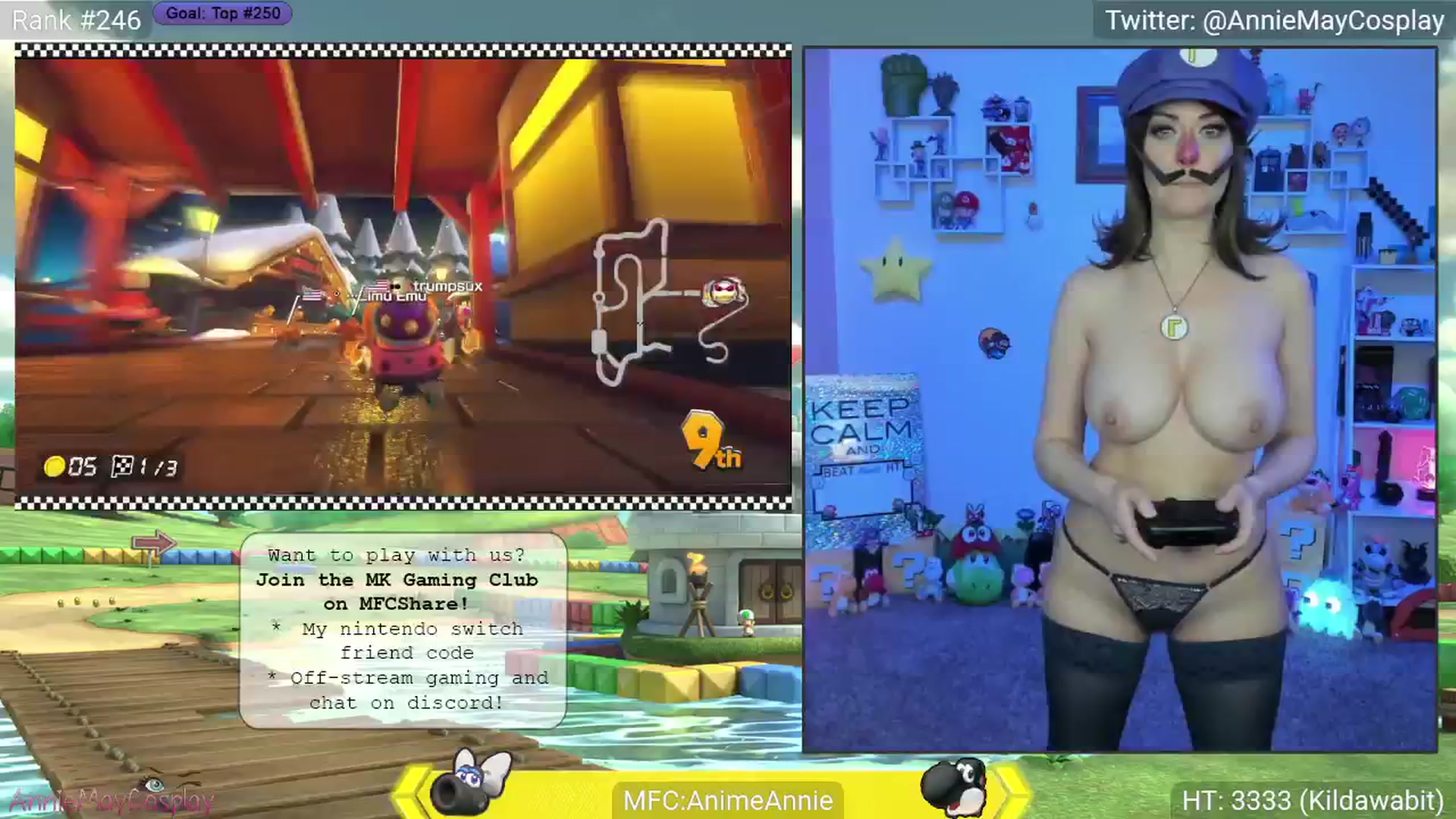 Gallery image thumbnail from AnimeAnnie's myfreecams stream on, 04/03/2025, 02:56 image 16 of 20
