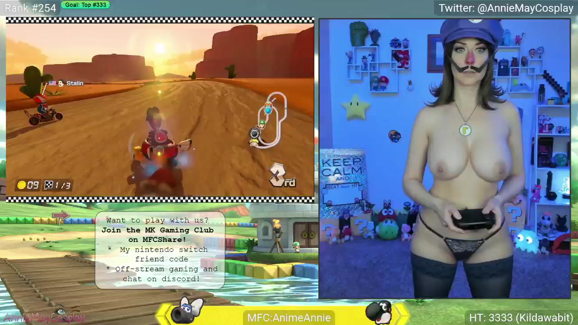 Gallery image thumbnail from AnimeAnnie's myfreecams stream on, 04/03/2025, 02:56 image 4 of 20