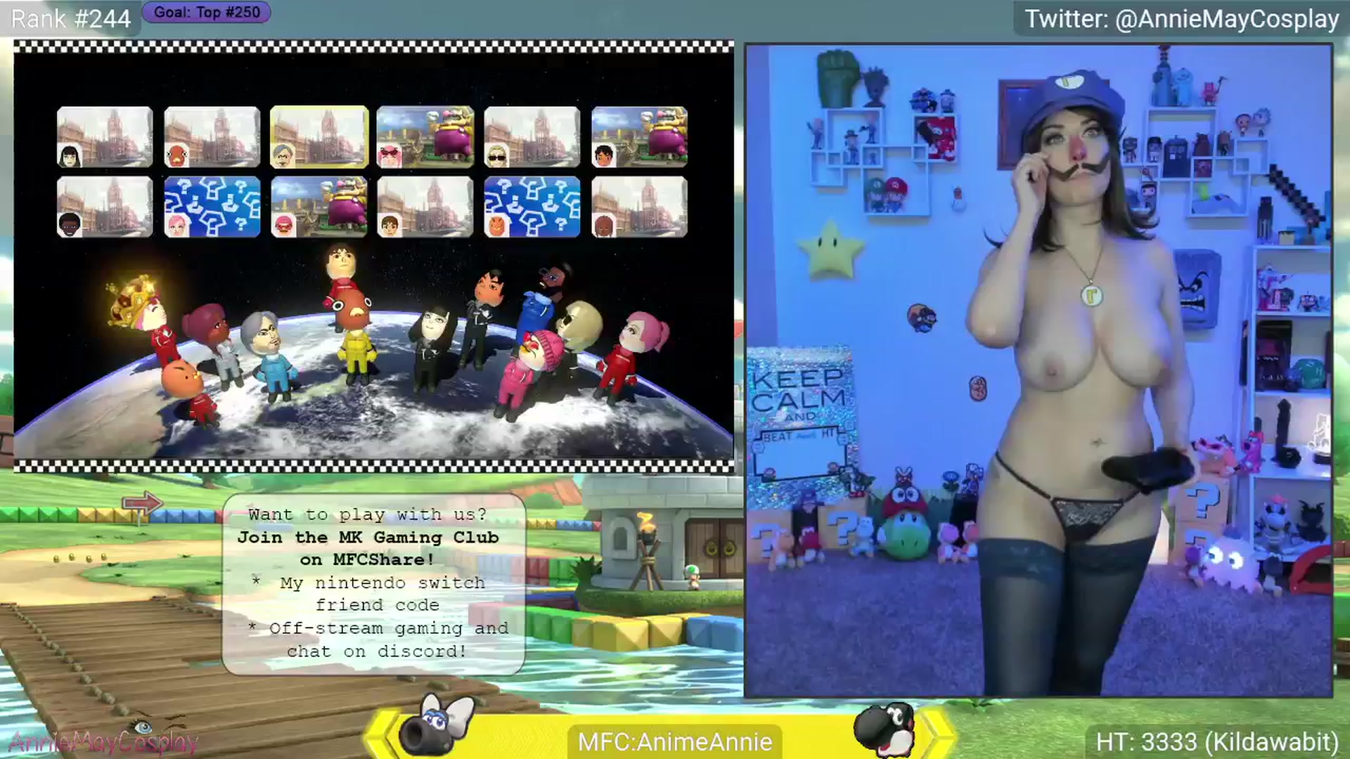 Gallery image thumbnail from AnimeAnnie's myfreecams stream on, 04/03/2025, 02:56 image 19 of 20