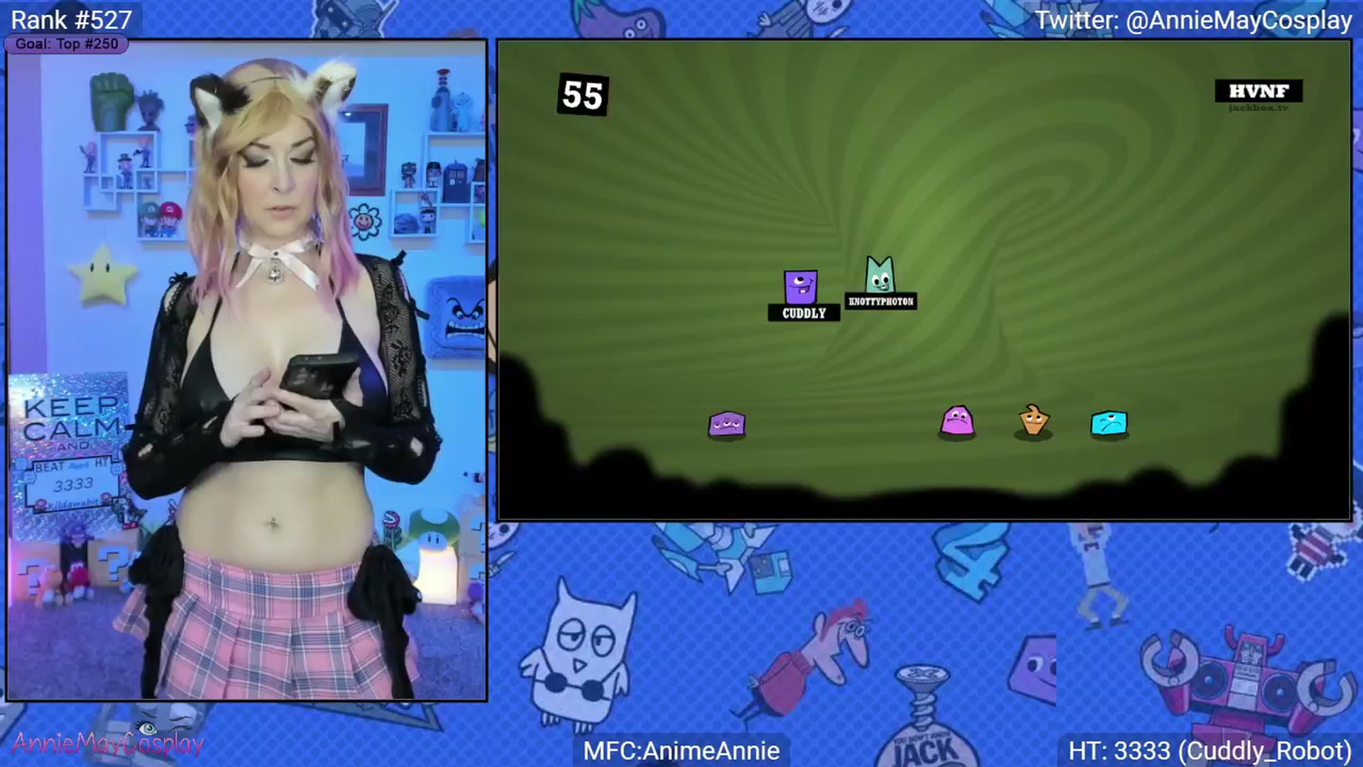 Gallery image thumbnail from AnimeAnnie's myfreecams stream on, 04/06/2025, 02:39 image 3 of 20