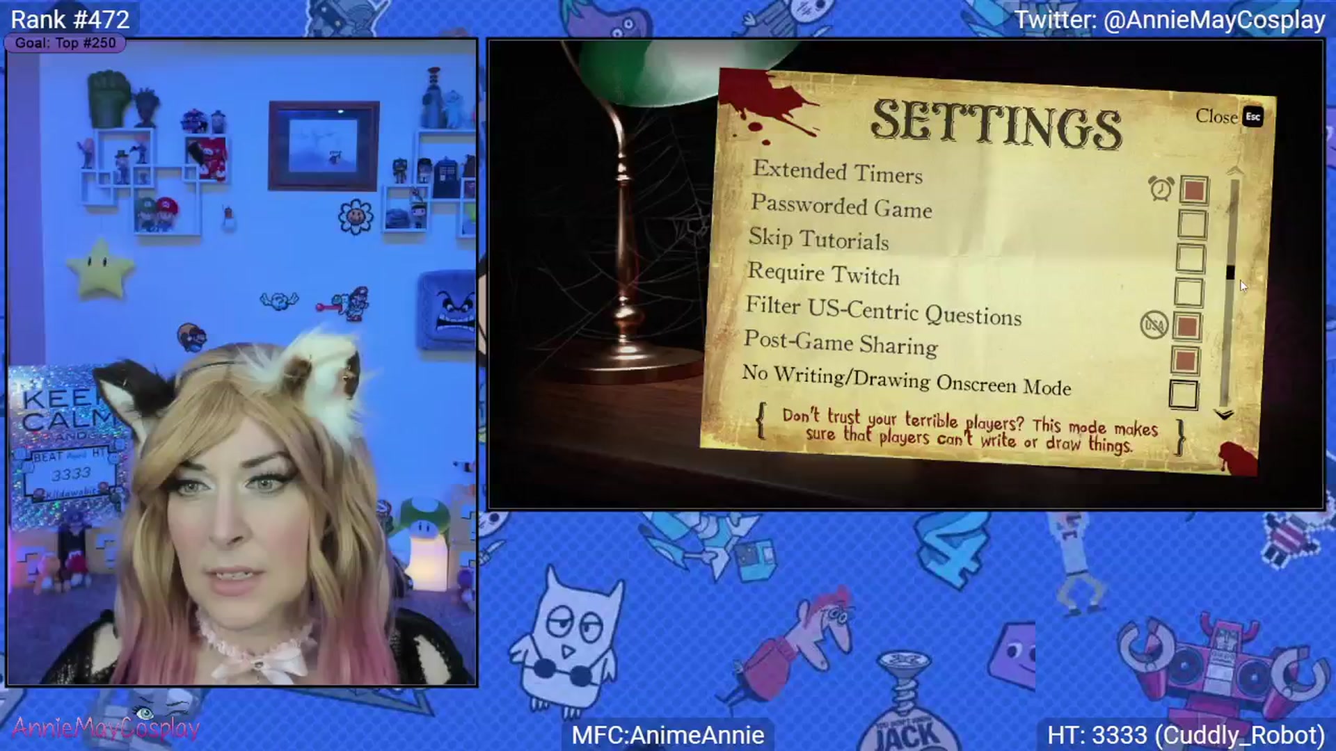 Gallery image thumbnail from AnimeAnnie's myfreecams stream on, 04/06/2025, 02:39 image 13 of 20