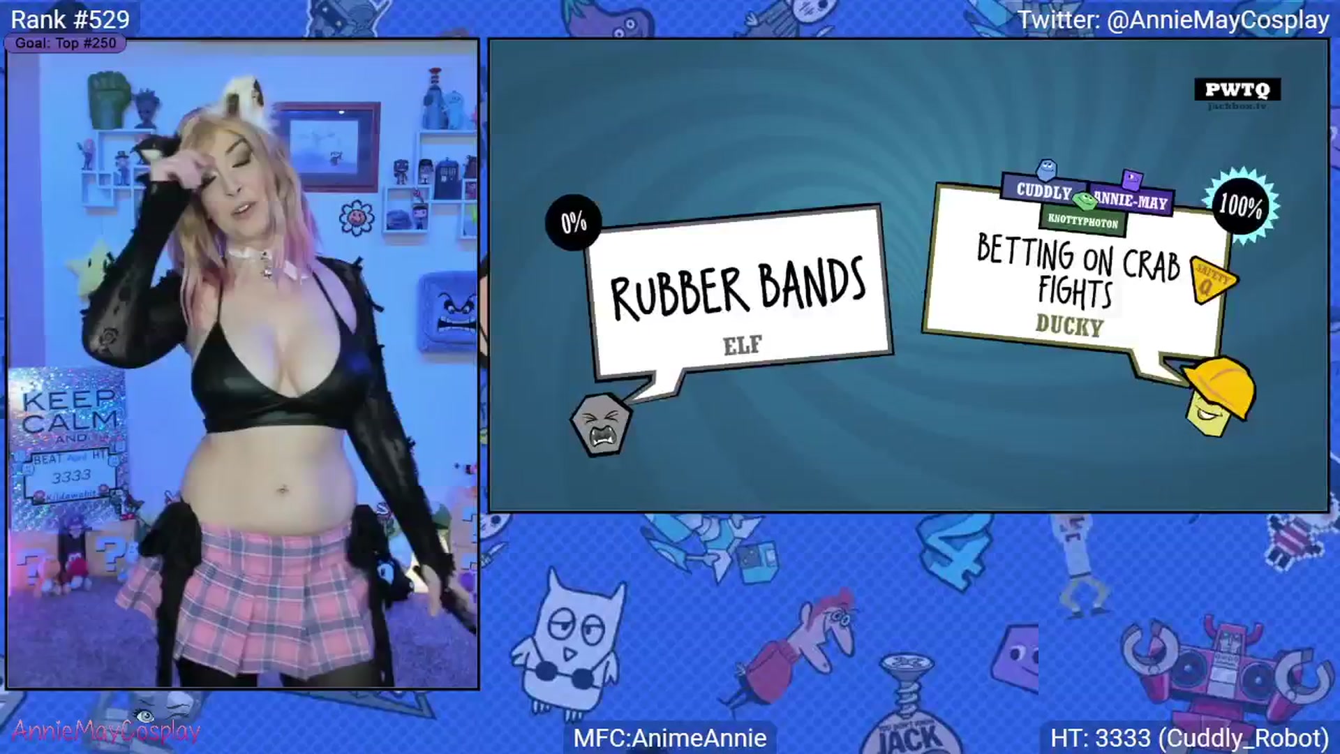 Gallery image thumbnail from AnimeAnnie's myfreecams stream on, 04/06/2025, 02:39 image 6 of 20