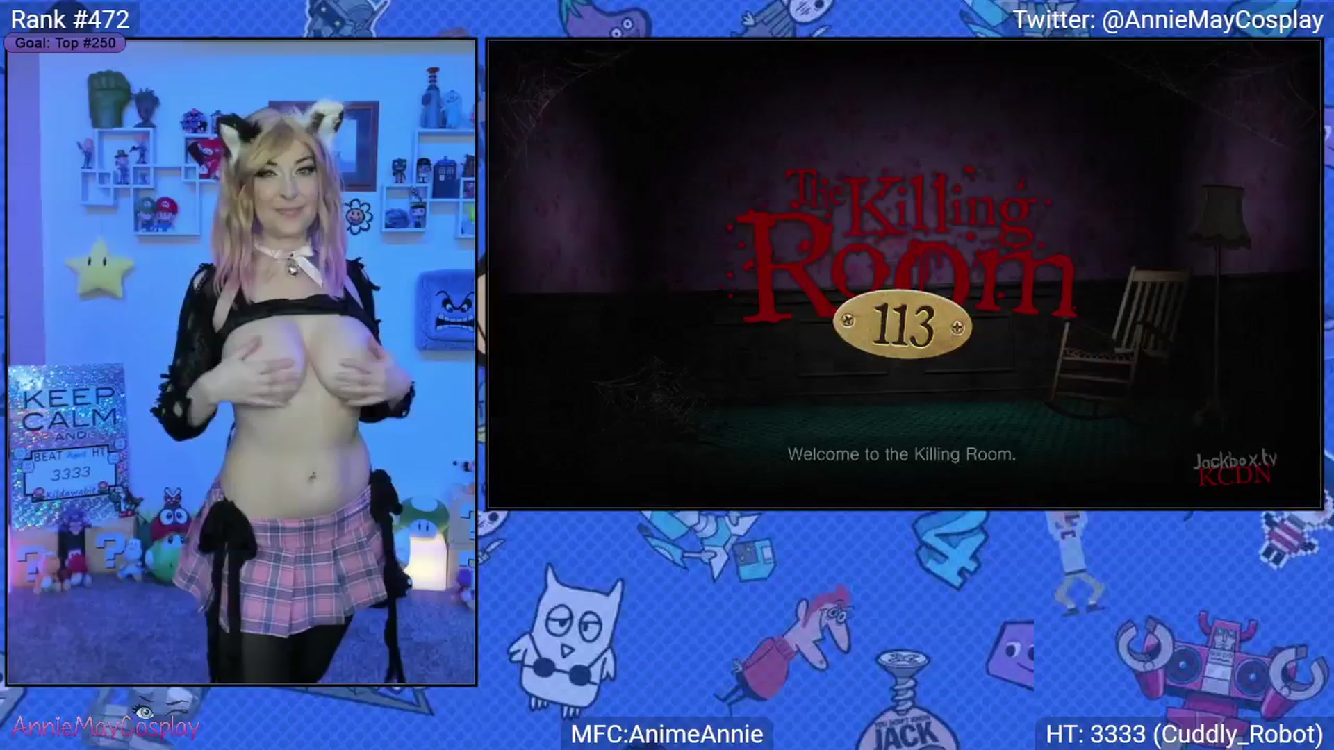 Gallery image thumbnail from AnimeAnnie's myfreecams stream on, 04/06/2025, 02:39 image 14 of 20
