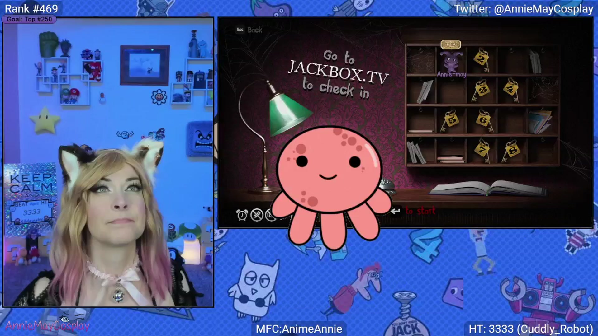 Gallery image thumbnail from AnimeAnnie's myfreecams stream on, 04/06/2025, 02:39 image 17 of 20