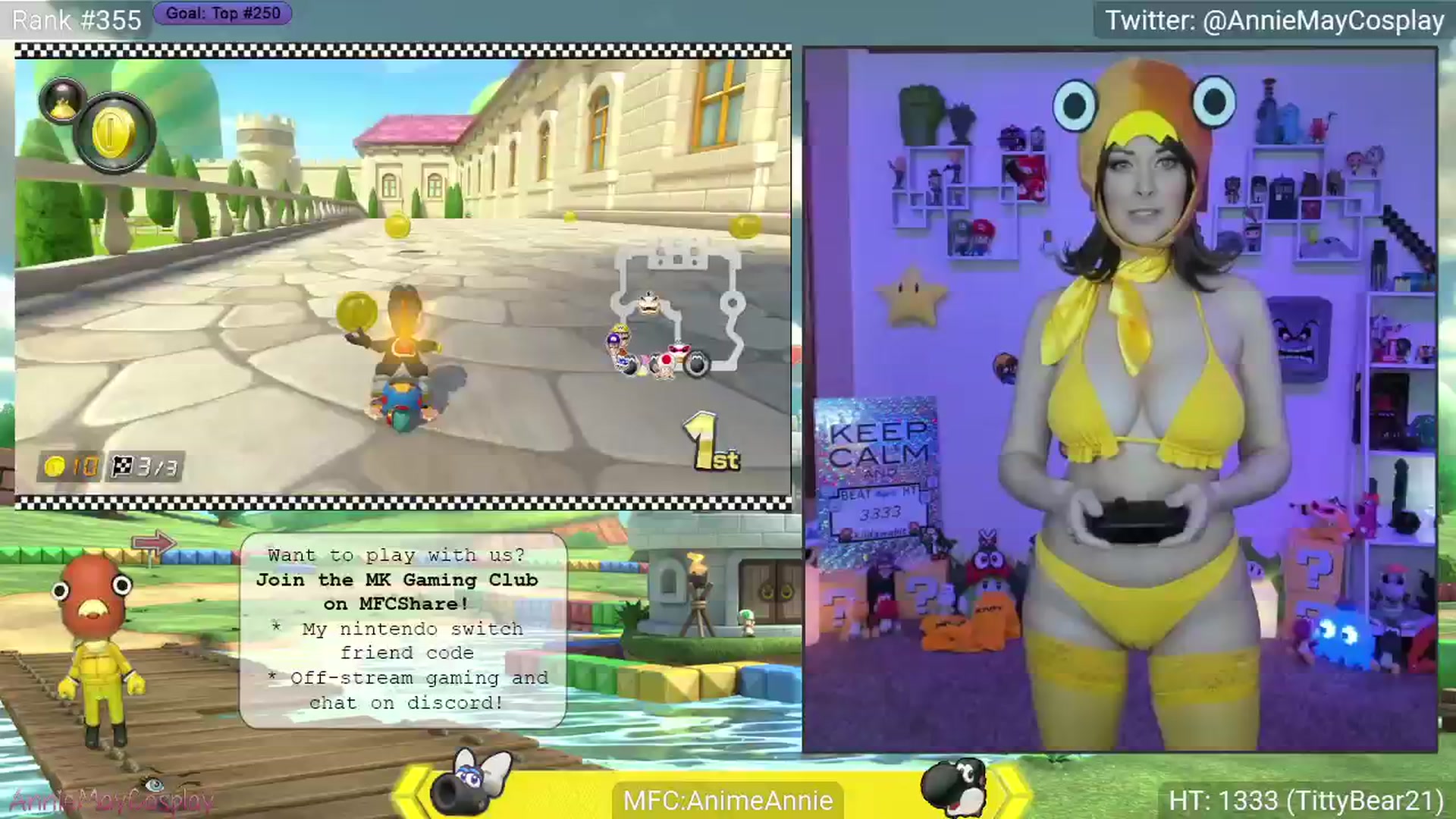 Gallery image thumbnail from AnimeAnnie's myfreecams stream on, 04/08/2025, 03:33 image 12 of 20