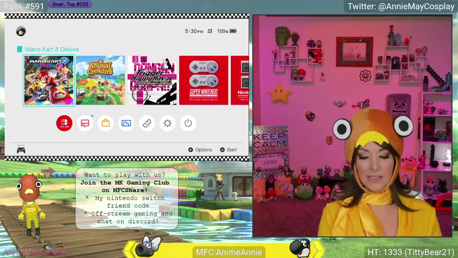 Gallery image thumbnail from AnimeAnnie's myfreecams stream on, 04/08/2025, 03:33 image 2 of 20