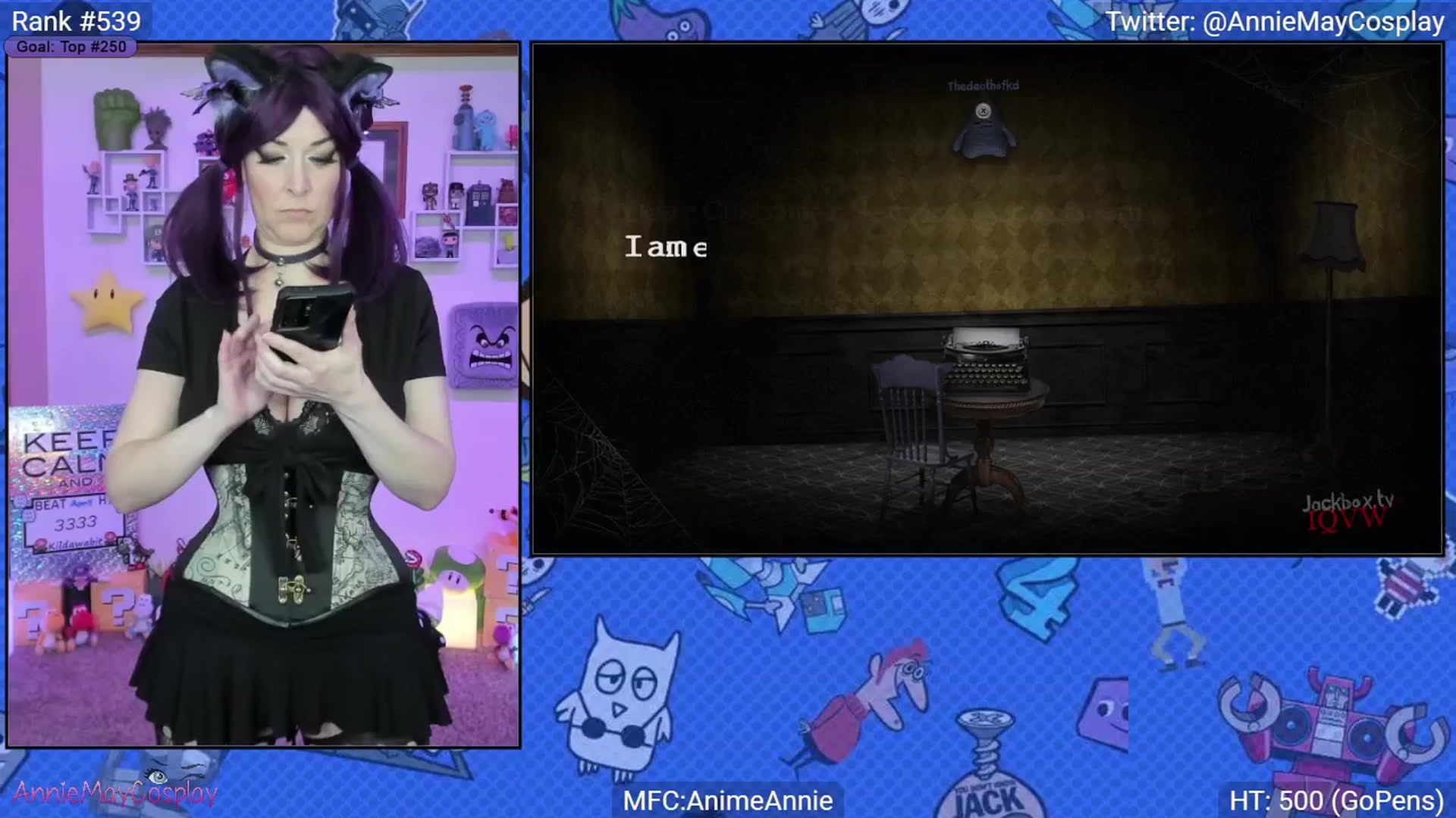 Gallery image thumbnail from AnimeAnnie's myfreecams stream on, 04/13/2025, 03:04 image 8 of 20