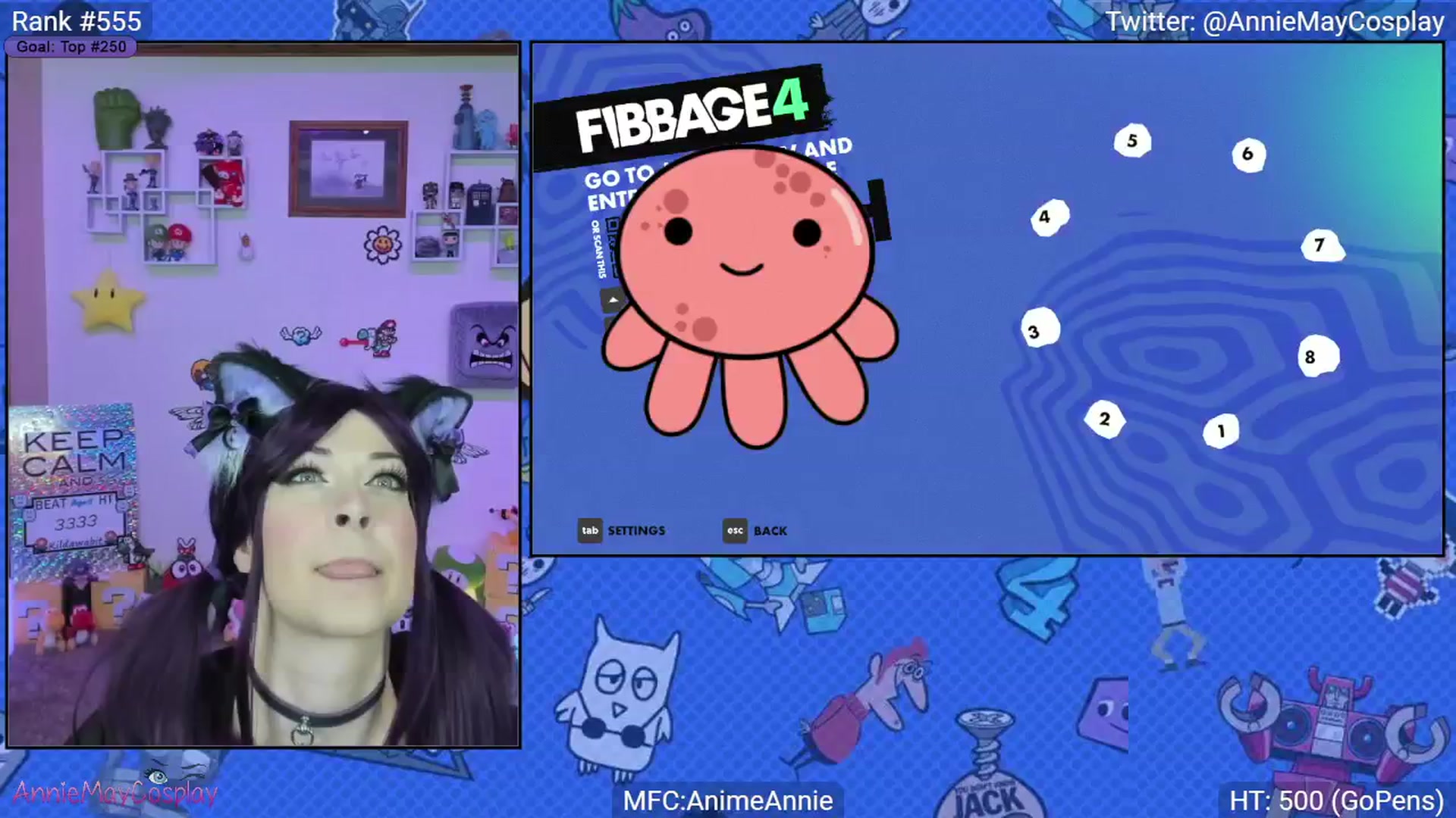 Gallery image thumbnail from AnimeAnnie's myfreecams stream on, 04/13/2025, 03:04 image 2 of 20