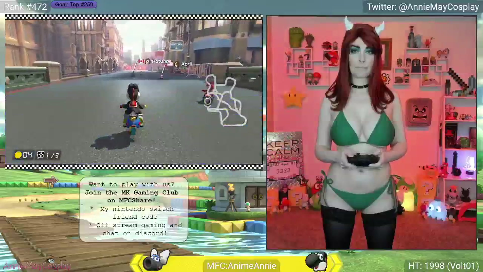 Gallery image thumbnail from AnimeAnnie's myfreecams stream on, 04/15/2025, 03:13 image 13 of 20