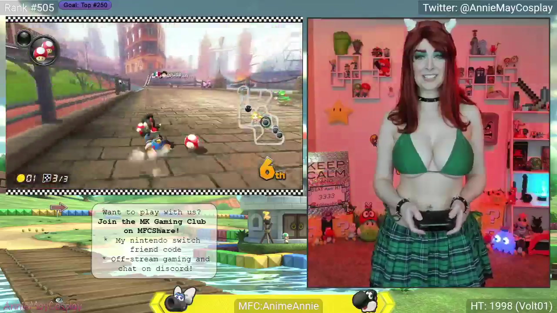 Gallery image thumbnail from AnimeAnnie's myfreecams stream on, 04/15/2025, 03:13 image 8 of 20
