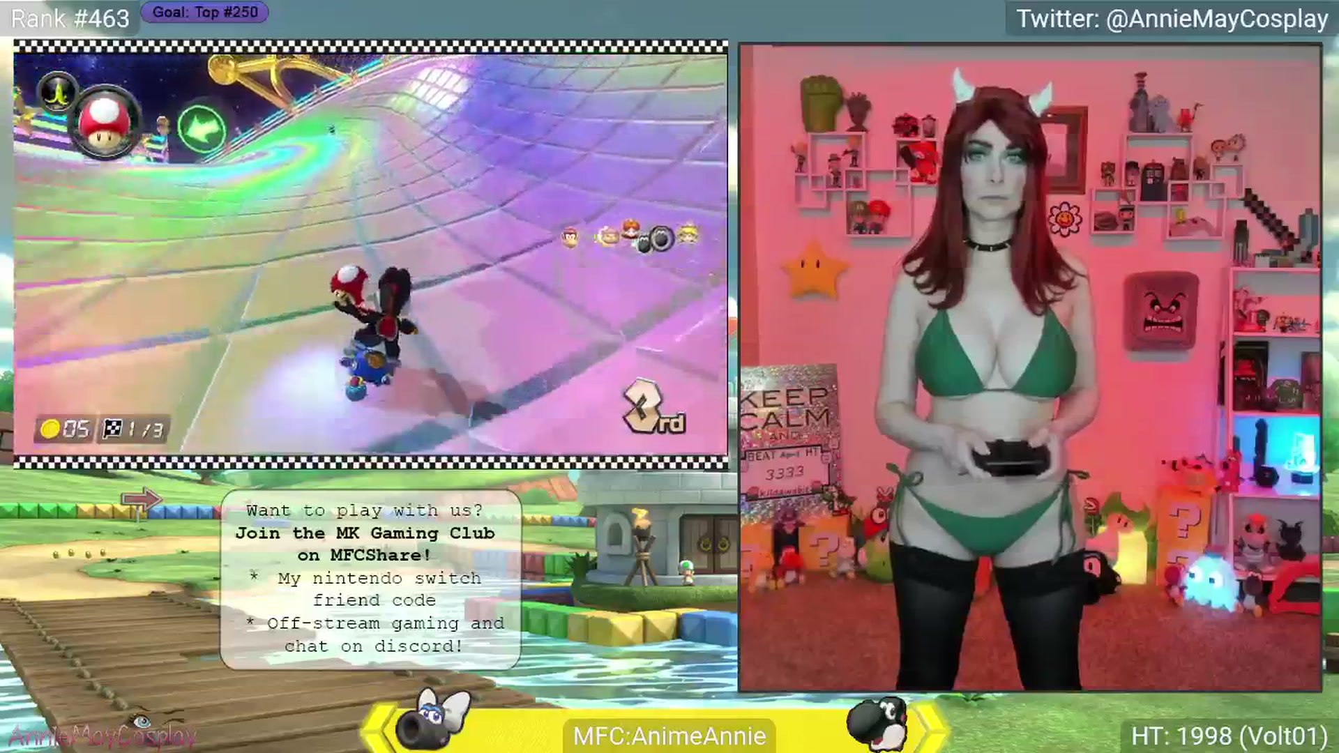 Gallery image thumbnail from AnimeAnnie's myfreecams stream on, 04/15/2025, 03:13 image 18 of 20