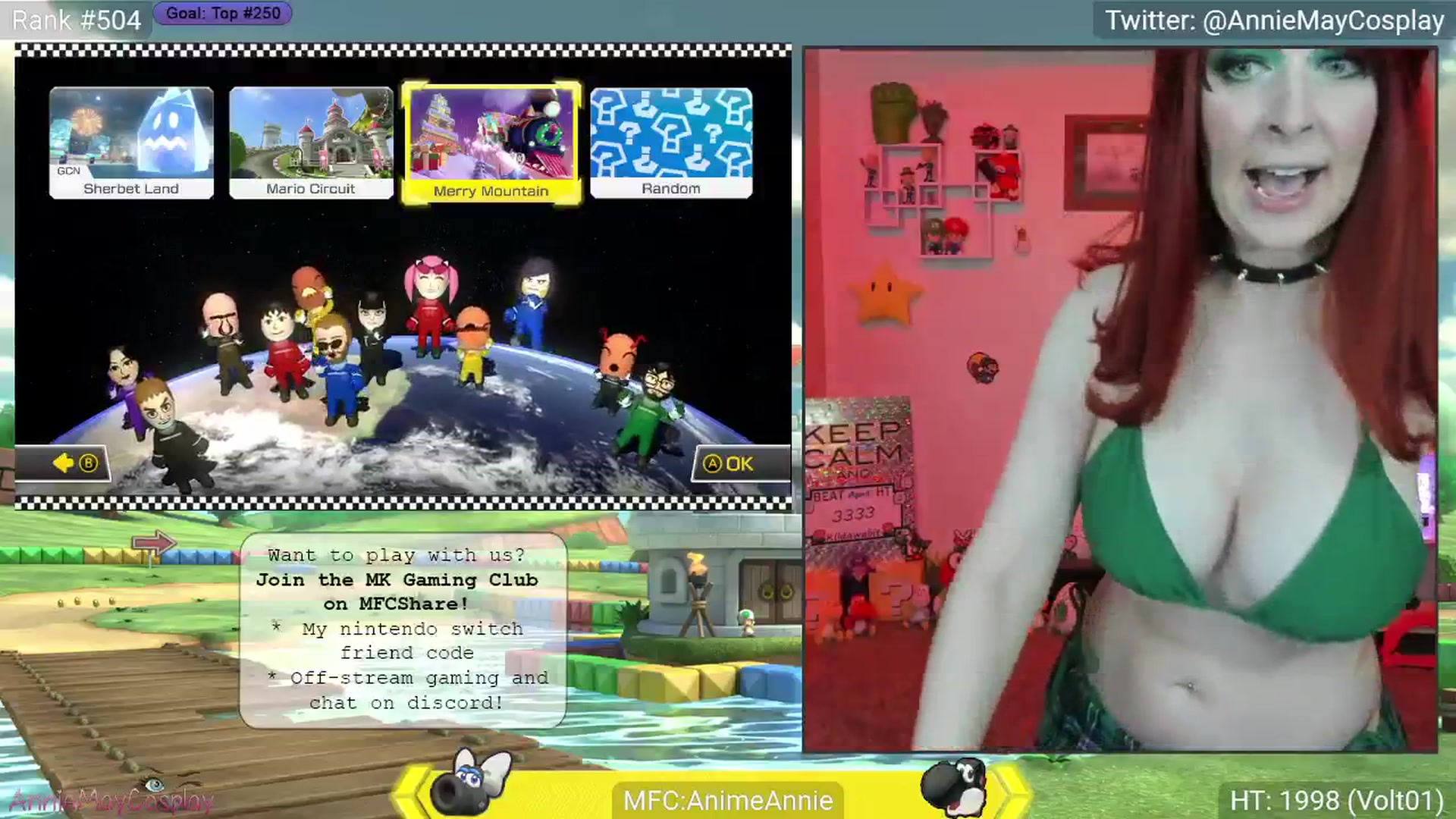 Gallery image thumbnail from AnimeAnnie's myfreecams stream on, 04/15/2025, 03:13 image 9 of 20