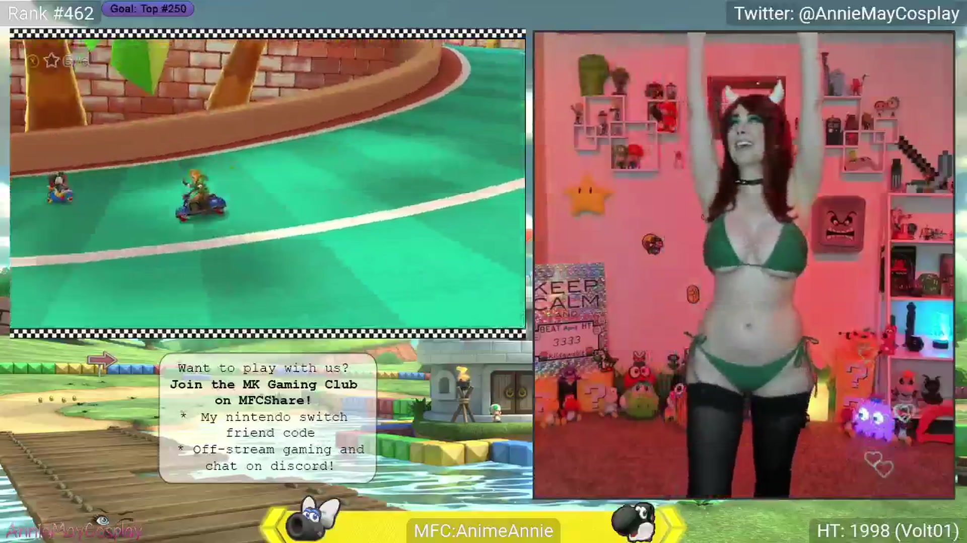 Gallery image thumbnail from AnimeAnnie's myfreecams stream on, 04/15/2025, 03:13 image 20 of 20