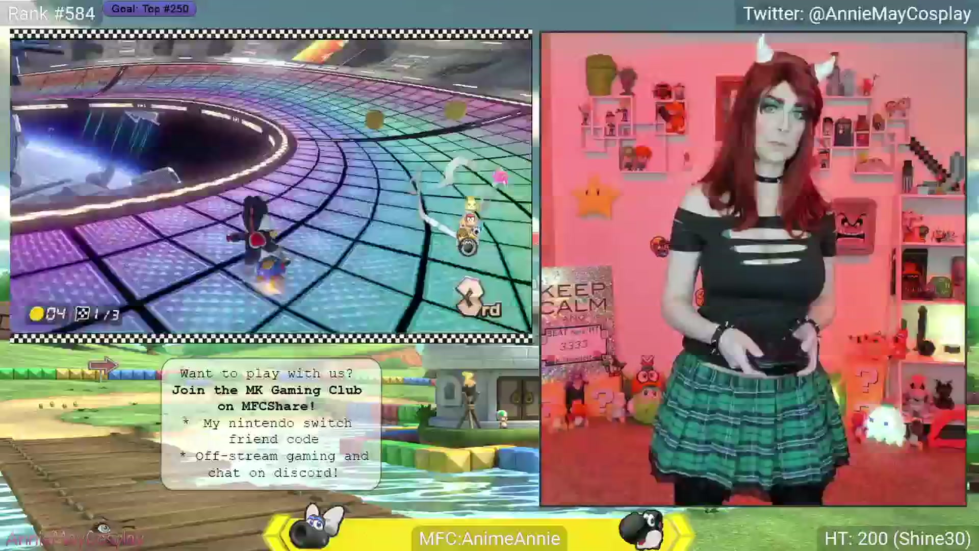 Gallery image thumbnail from AnimeAnnie's myfreecams stream on, 04/15/2025, 03:13 image 3 of 20