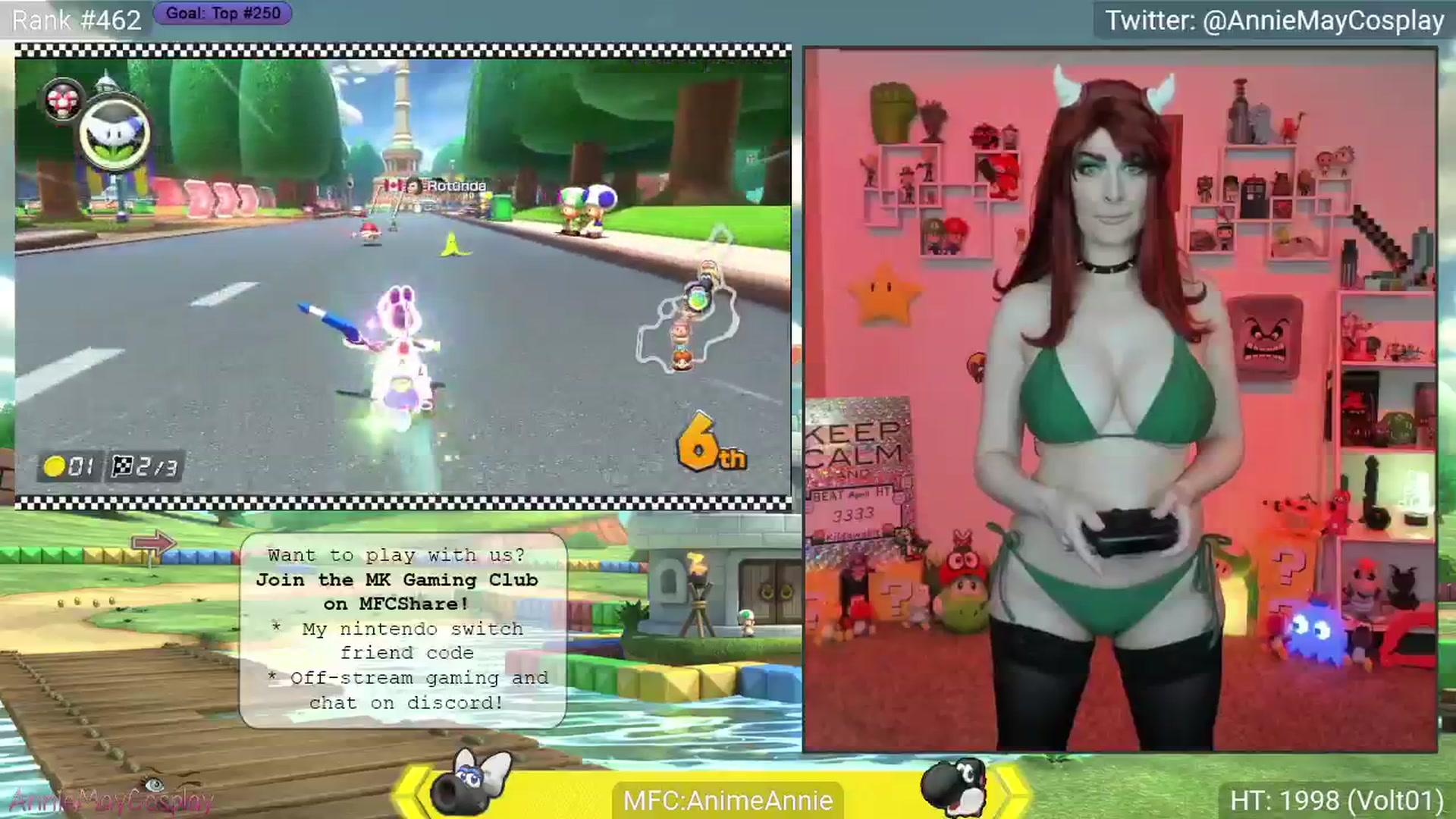 Gallery image thumbnail from AnimeAnnie's myfreecams stream on, 04/15/2025, 03:13 image 19 of 20