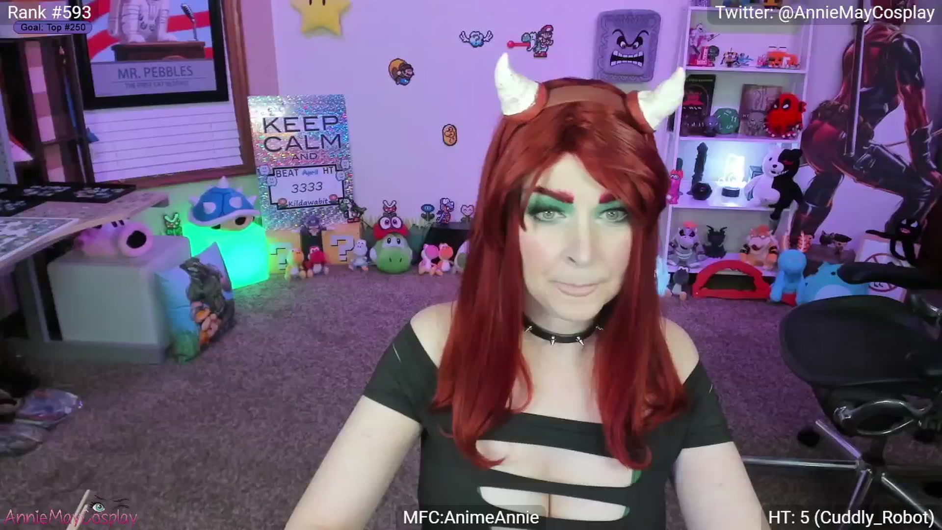 Gallery image thumbnail from AnimeAnnie's myfreecams stream on, 04/15/2025, 03:13 image 1 of 20