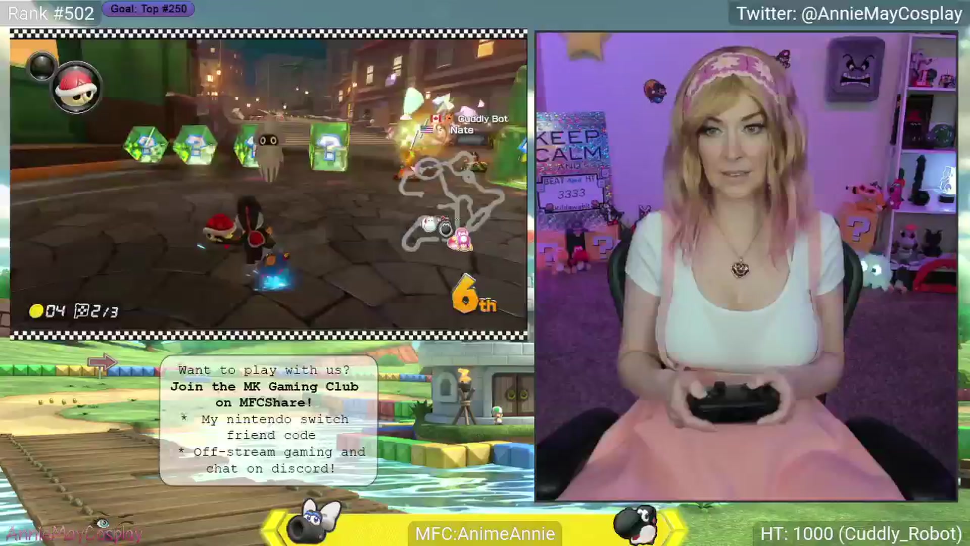 Gallery image thumbnail from AnimeAnnie's myfreecams stream on, 04/17/2025, 02:07 image 5 of 20