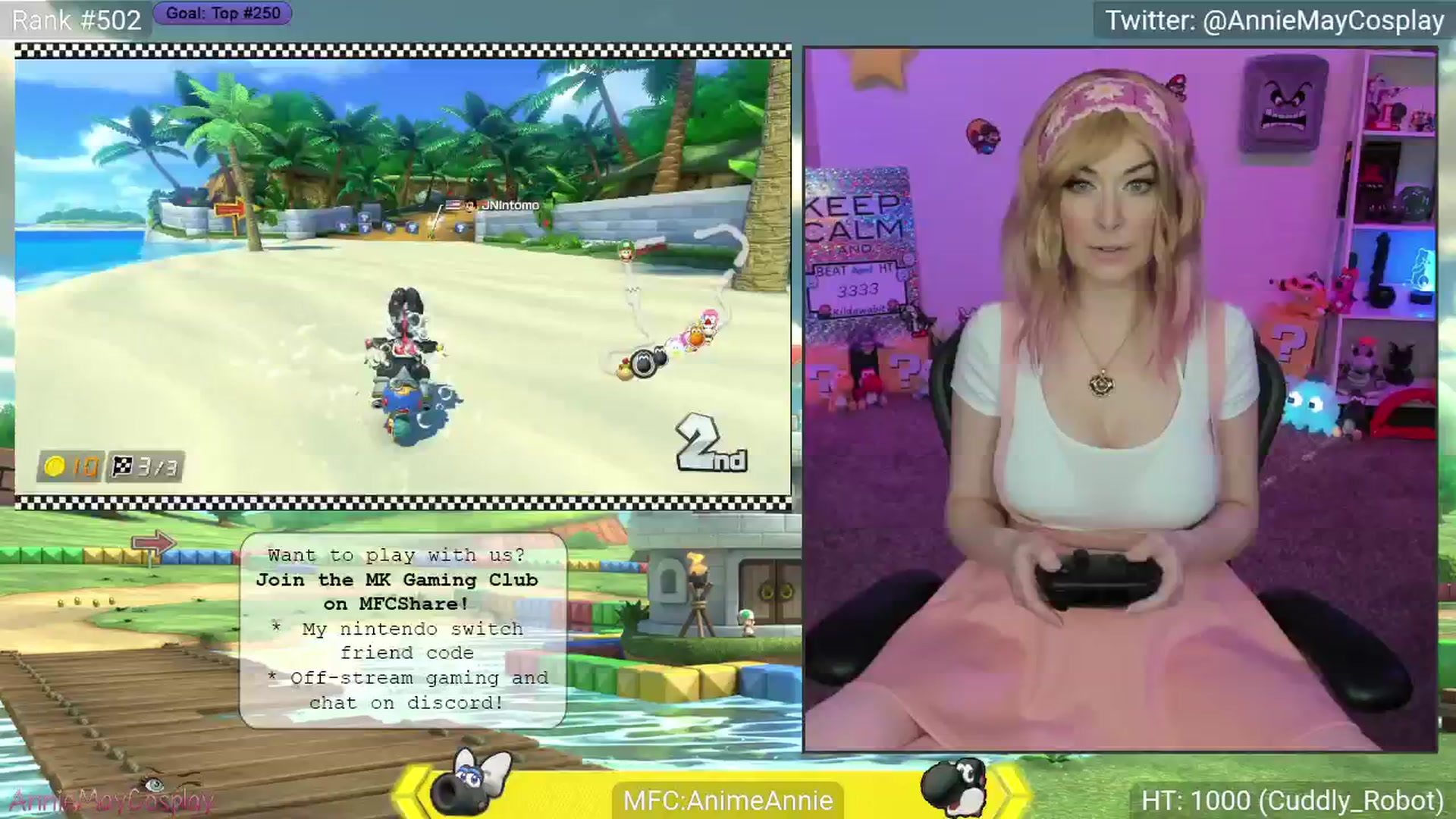 Gallery image thumbnail from AnimeAnnie's myfreecams stream on, 04/17/2025, 02:07 image 4 of 20