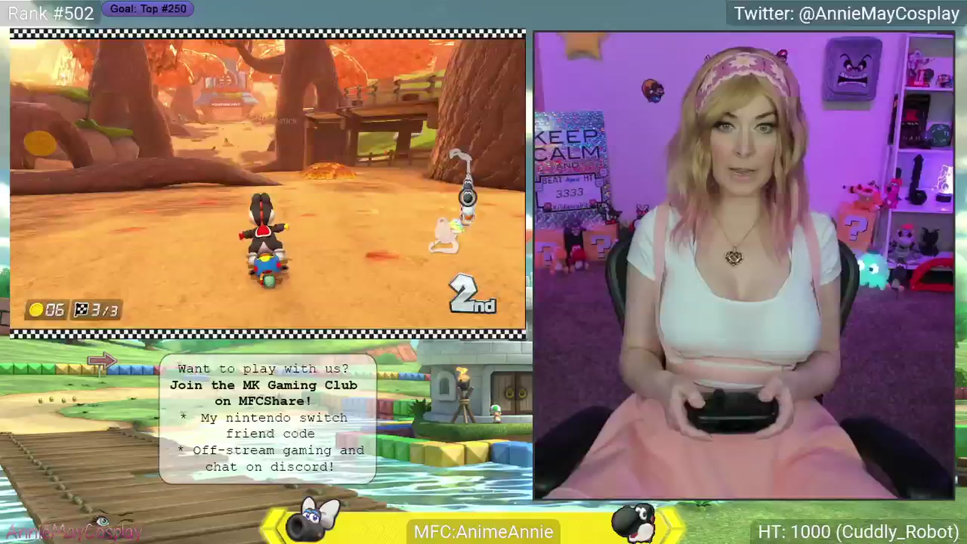 Gallery image thumbnail from AnimeAnnie's myfreecams stream on, 04/17/2025, 02:07 image 8 of 20
