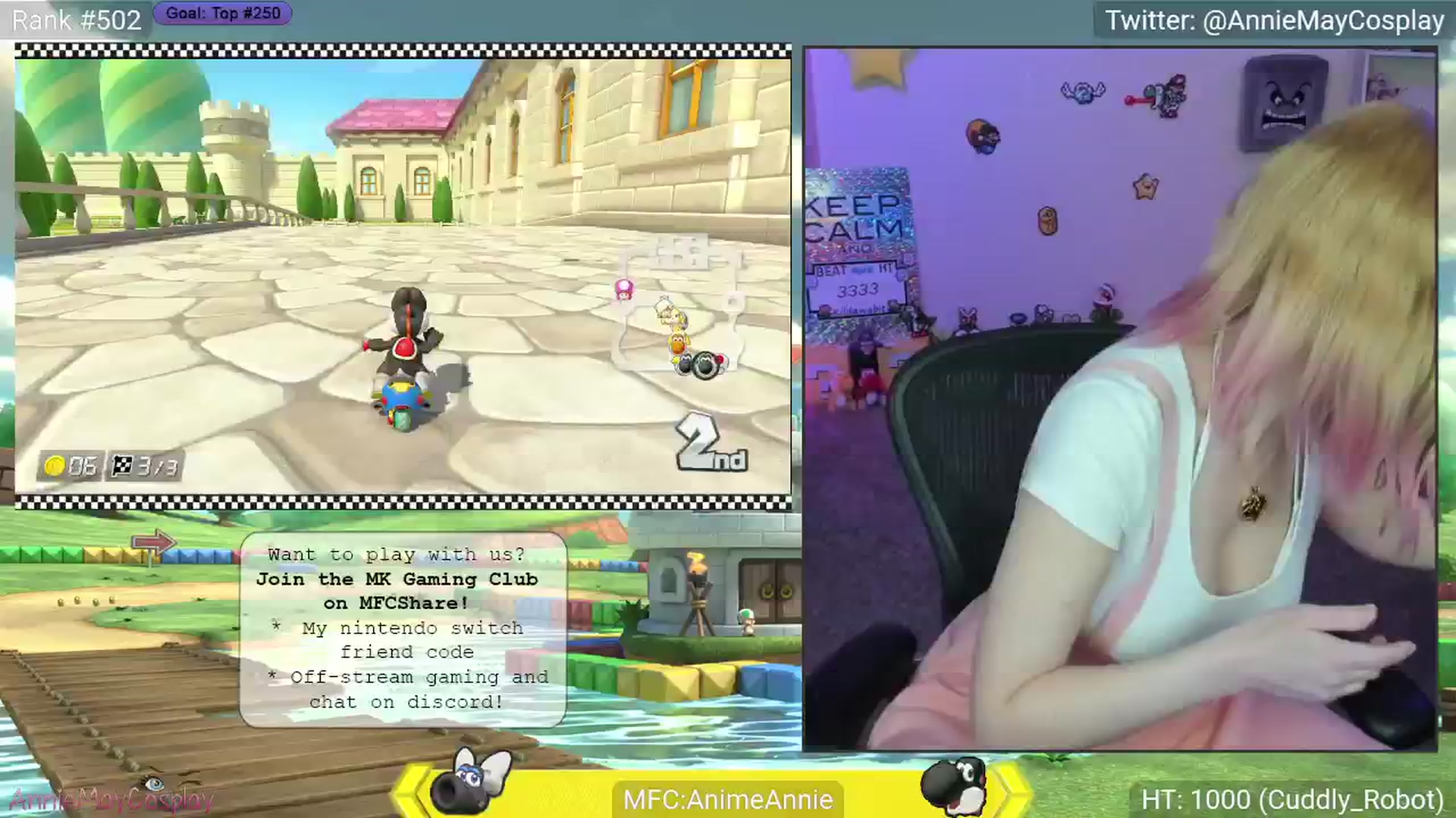 Gallery image thumbnail from AnimeAnnie's myfreecams stream on, 04/17/2025, 02:07 image 12 of 20