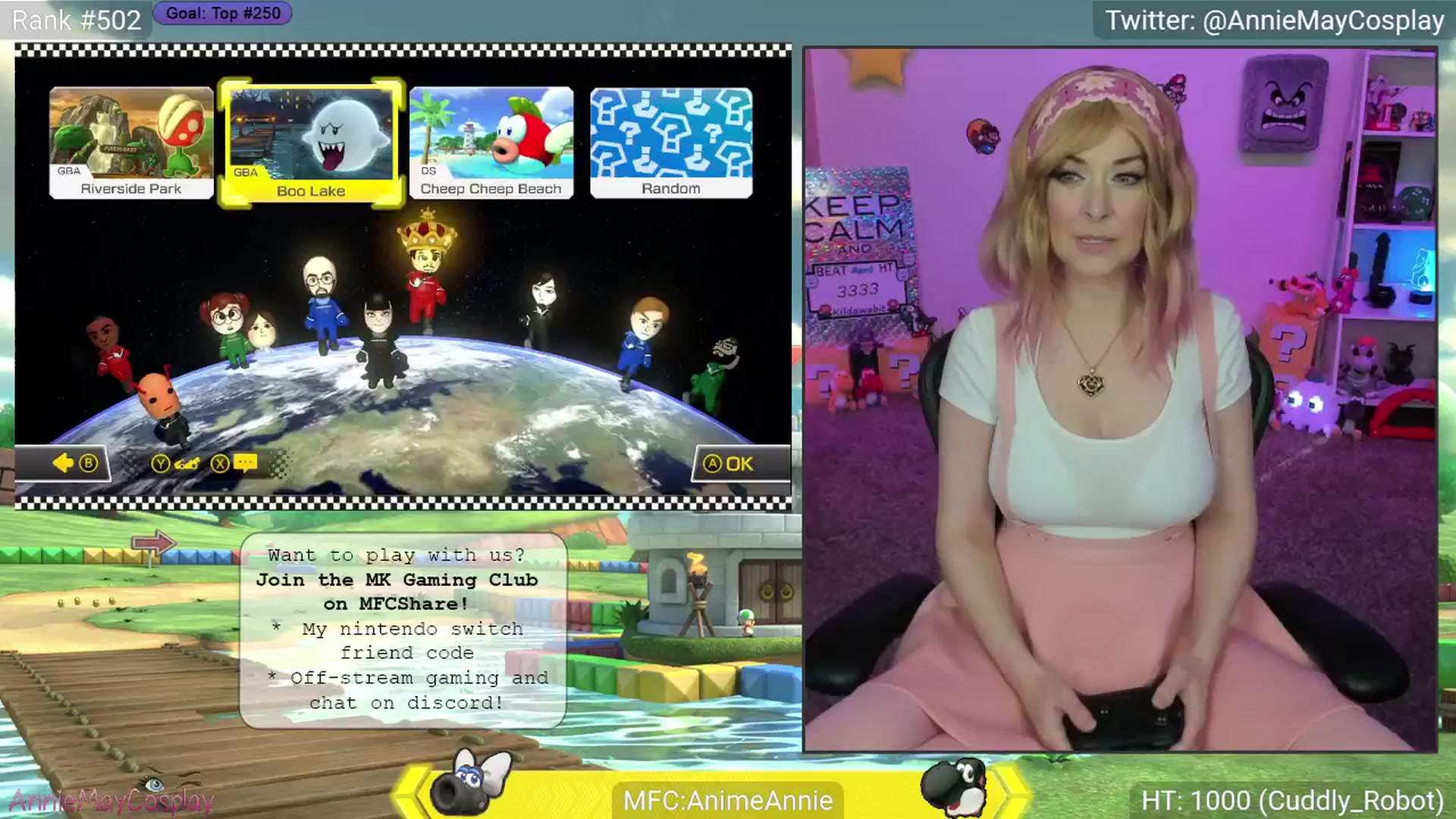 Gallery image thumbnail from AnimeAnnie's myfreecams stream on, 04/17/2025, 02:07 image 3 of 20