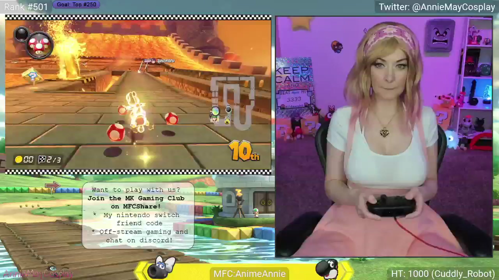 Gallery image thumbnail from AnimeAnnie's myfreecams stream on, 04/17/2025, 02:07 image 19 of 20