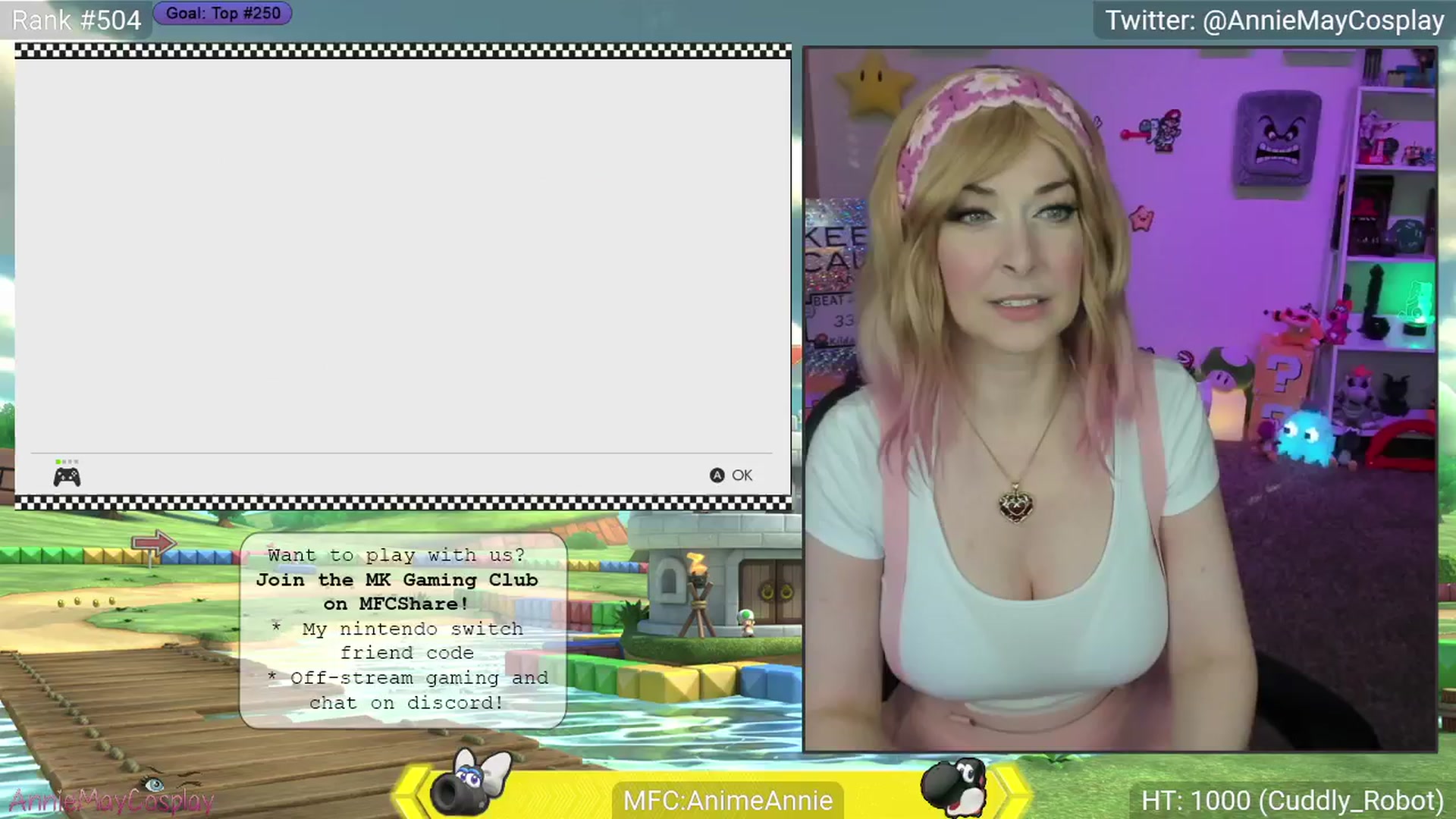 Gallery image thumbnail from AnimeAnnie's myfreecams stream on, 04/17/2025, 02:07 image 1 of 20